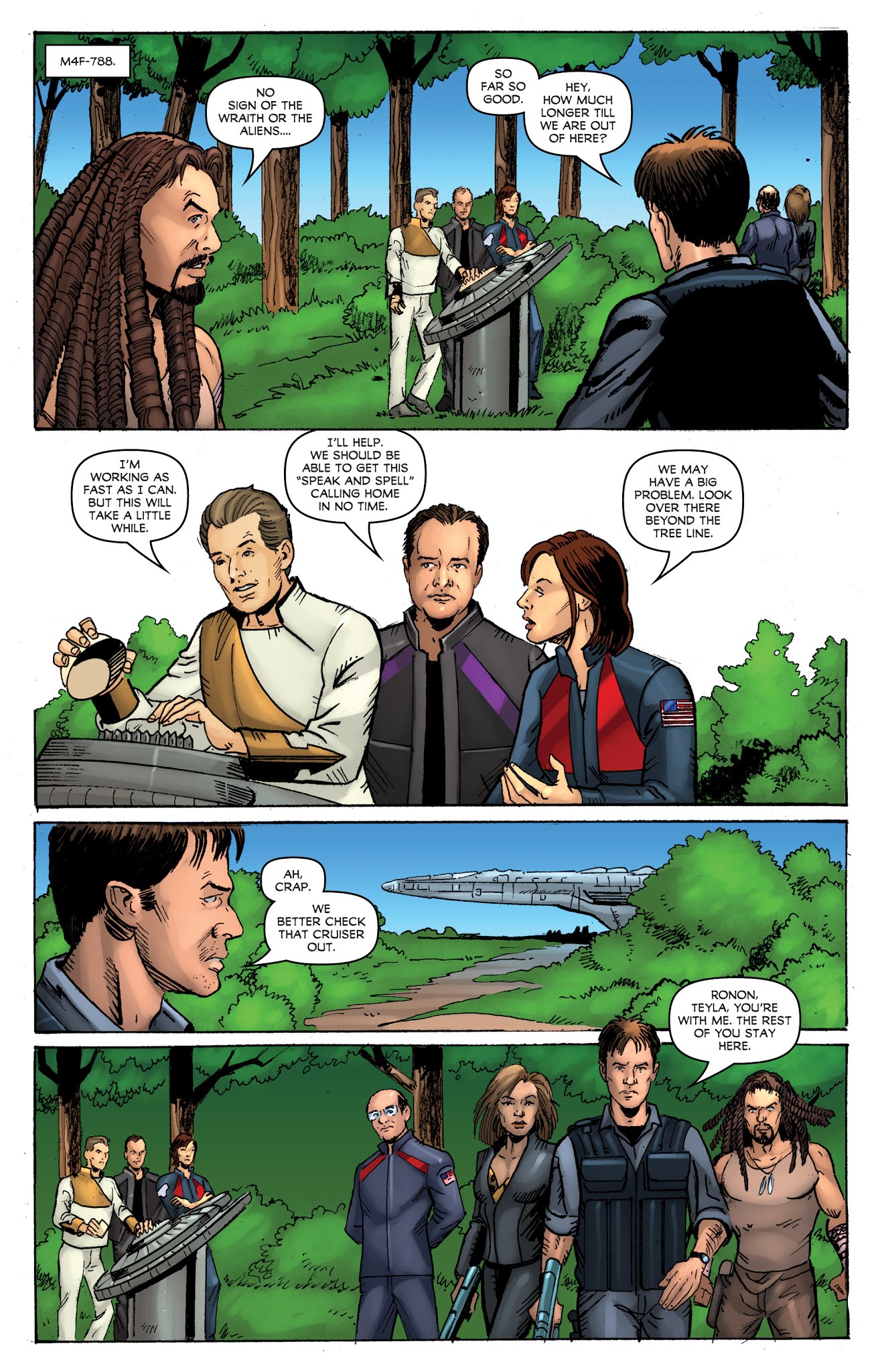 Read online Stargate Atlantis: Singularity comic -  Issue #3 - 7