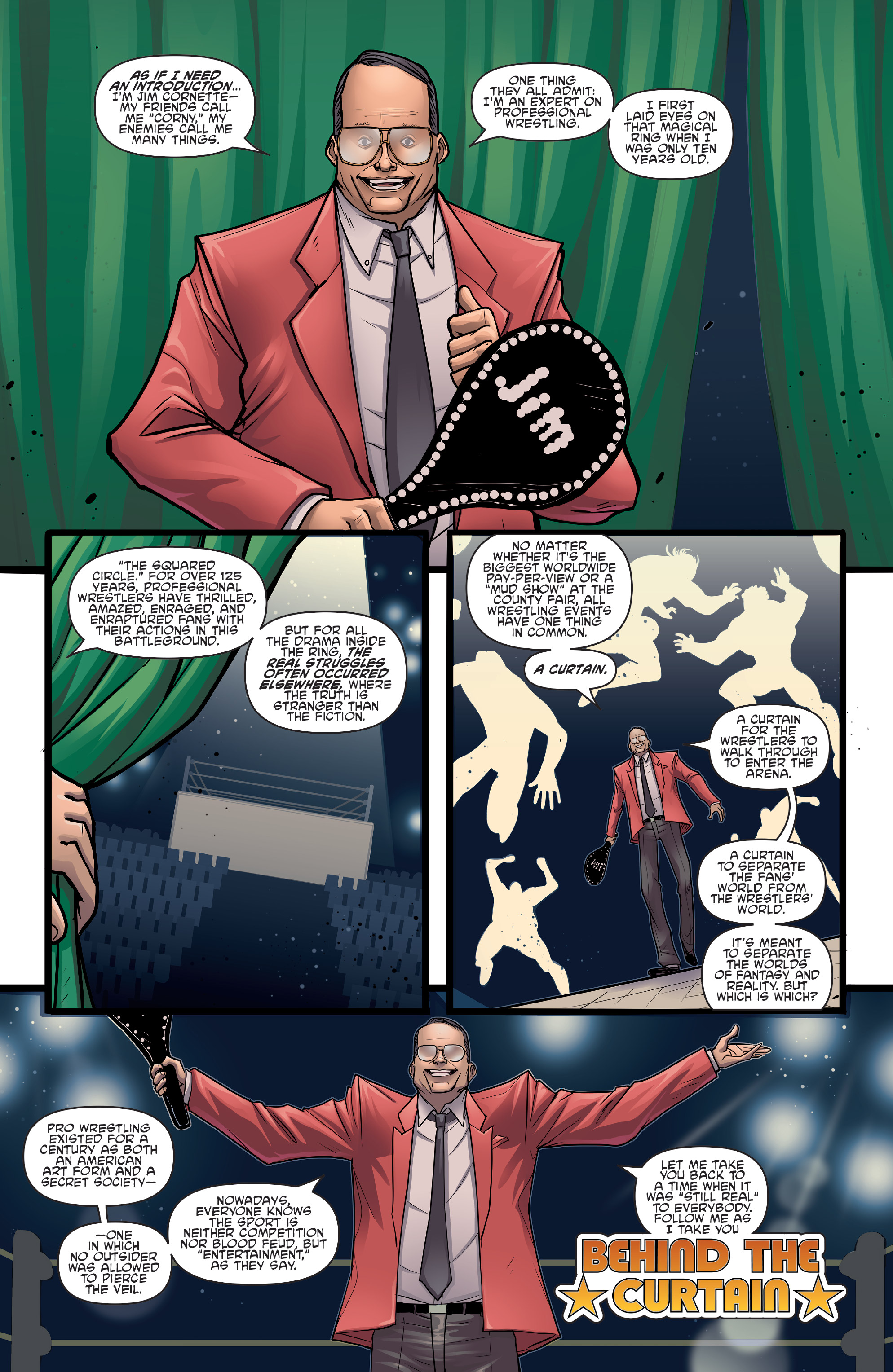 Read online Jim Cornette Presents: Behind the Curtain - Real Pro Wrestling Stories comic -  Issue # TPB - 7
