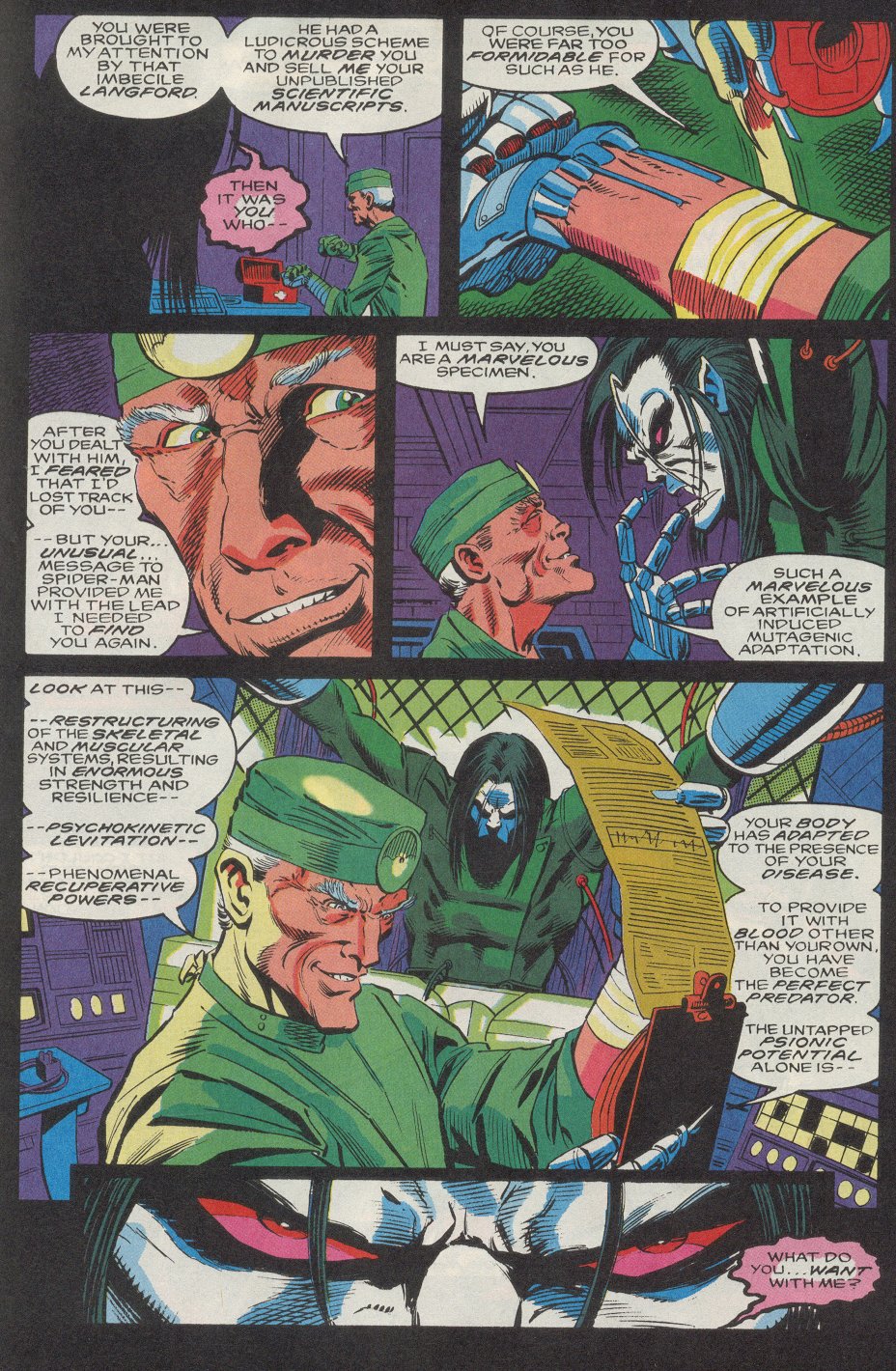 Read online Morbius: The Living Vampire (1992) comic -  Issue #4 - 7
