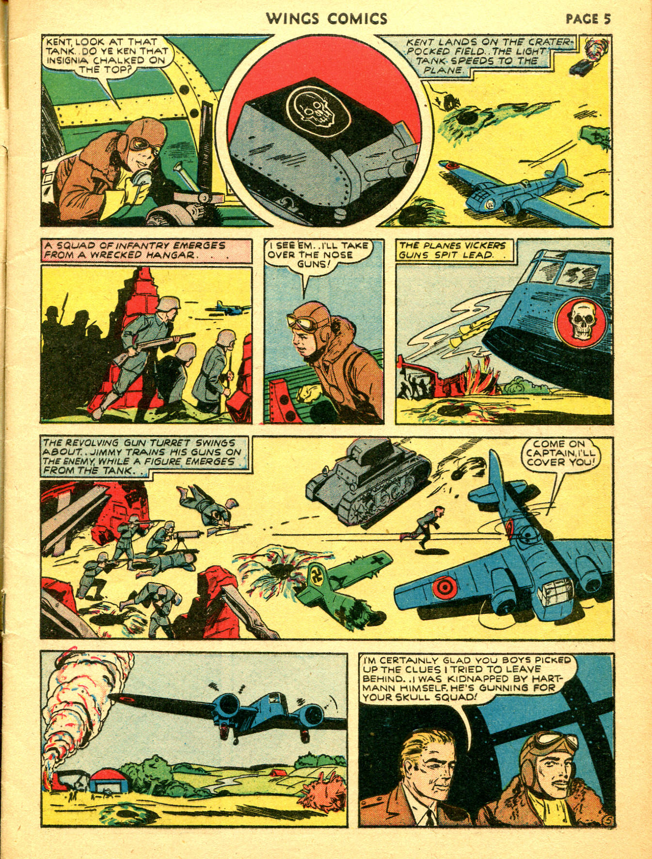 Read online Wings Comics comic -  Issue #7 - 7