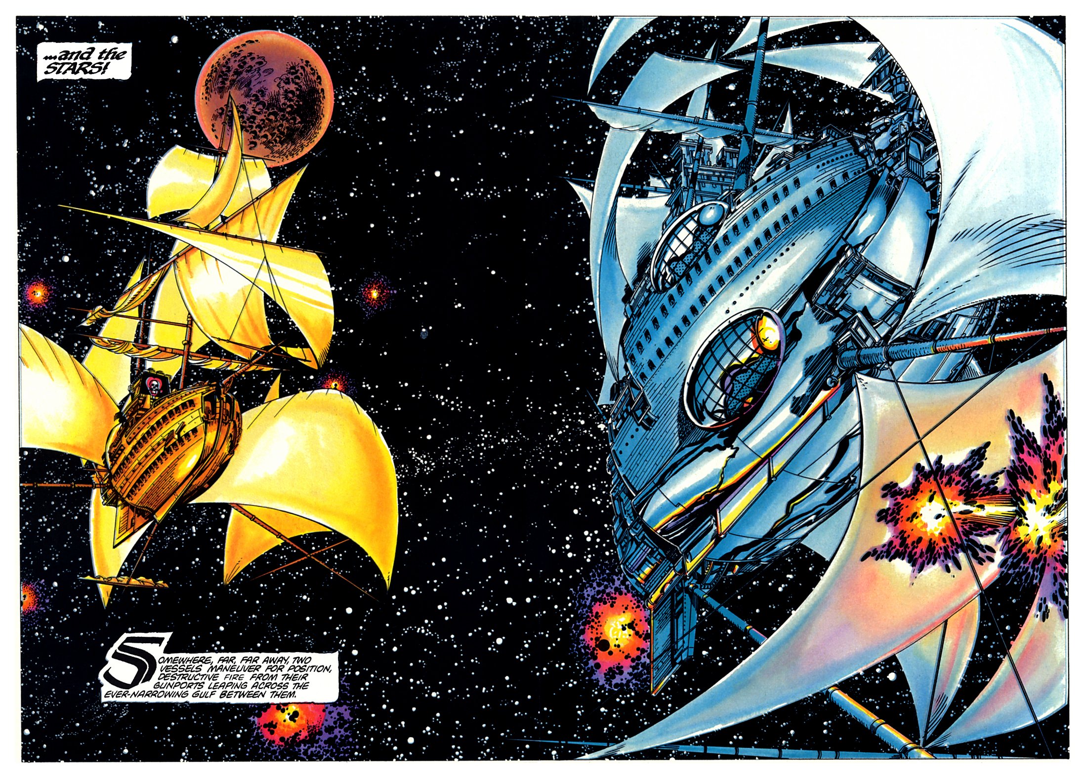 Read online Marvel Graphic Novel comic -  Issue #14 - Swords of the Swashbucklers - 17