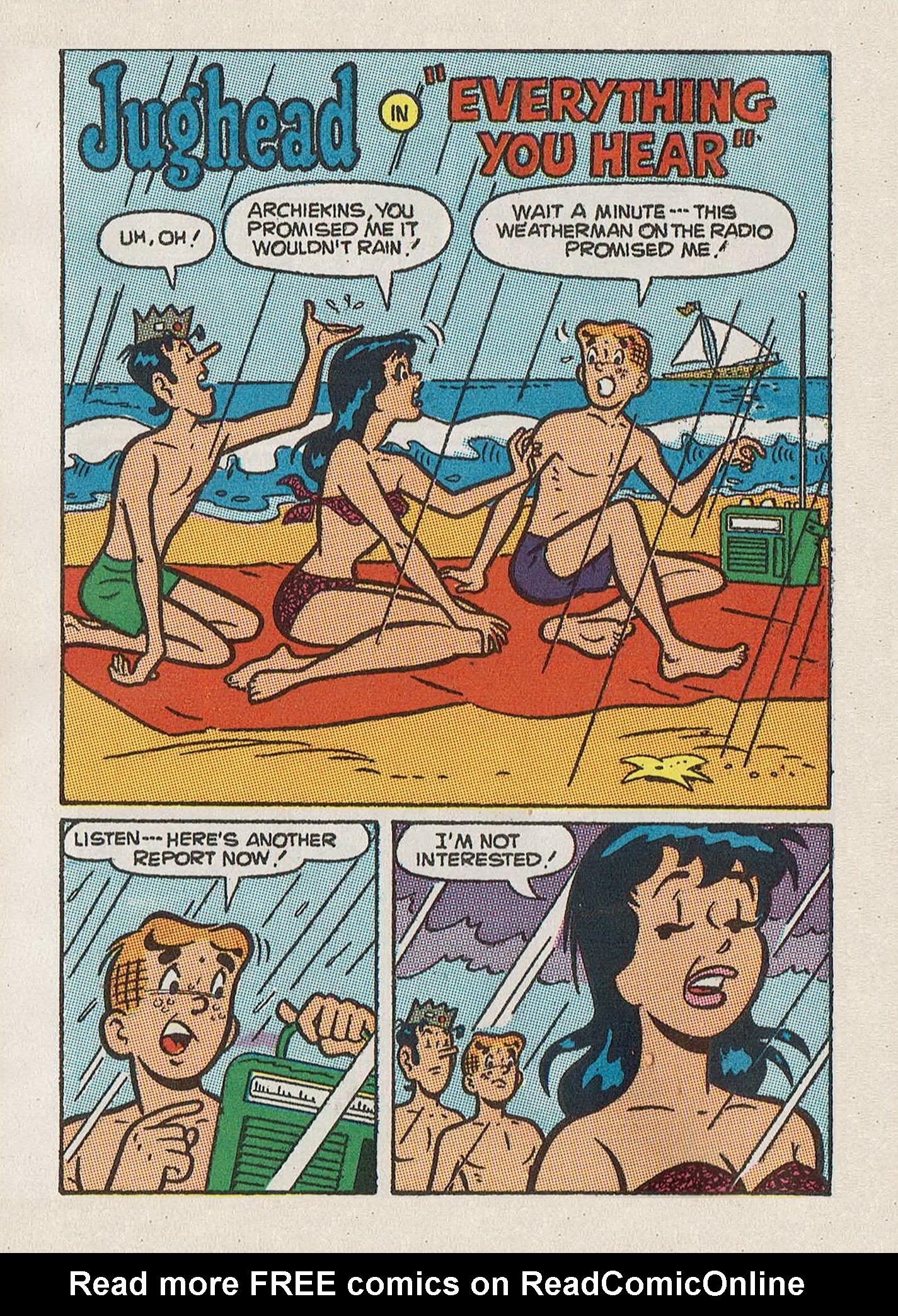 Read online Jughead Jones Comics Digest comic -  Issue #70 - 80