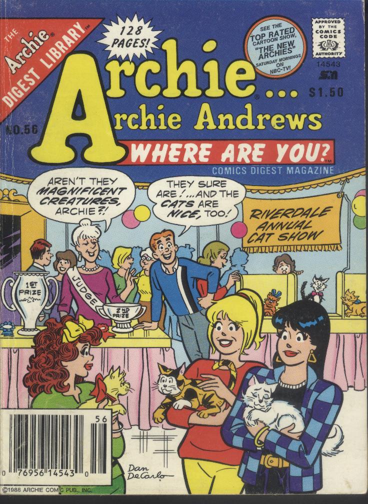 Read online Archie...Archie Andrews, Where Are You? Digest Magazine comic -  Issue #56 - 1
