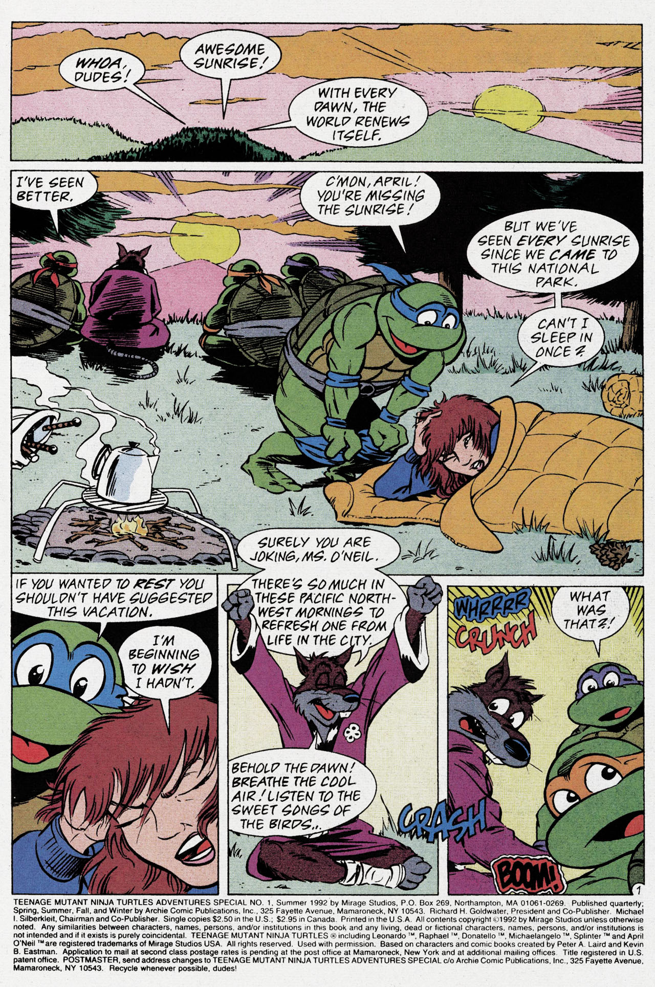 Read online Teenage Mutant Ninja Turtles Adventures (1989) comic -  Issue # _Special 1 - 3