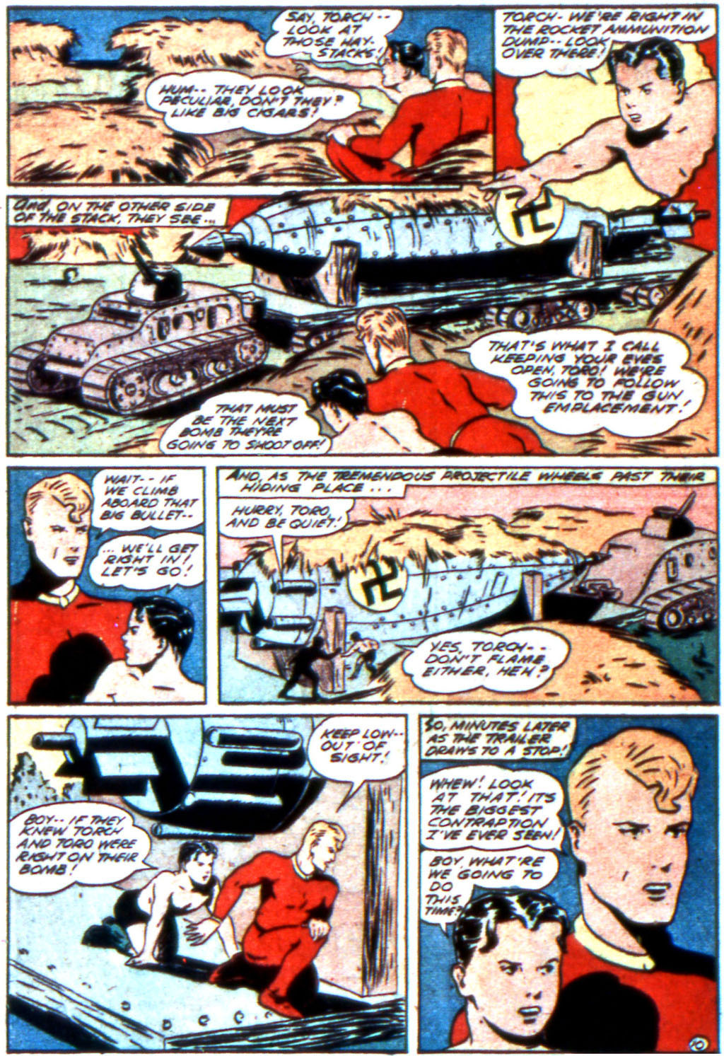 Read online The Human Torch (1940) comic -  Issue #12 - 12
