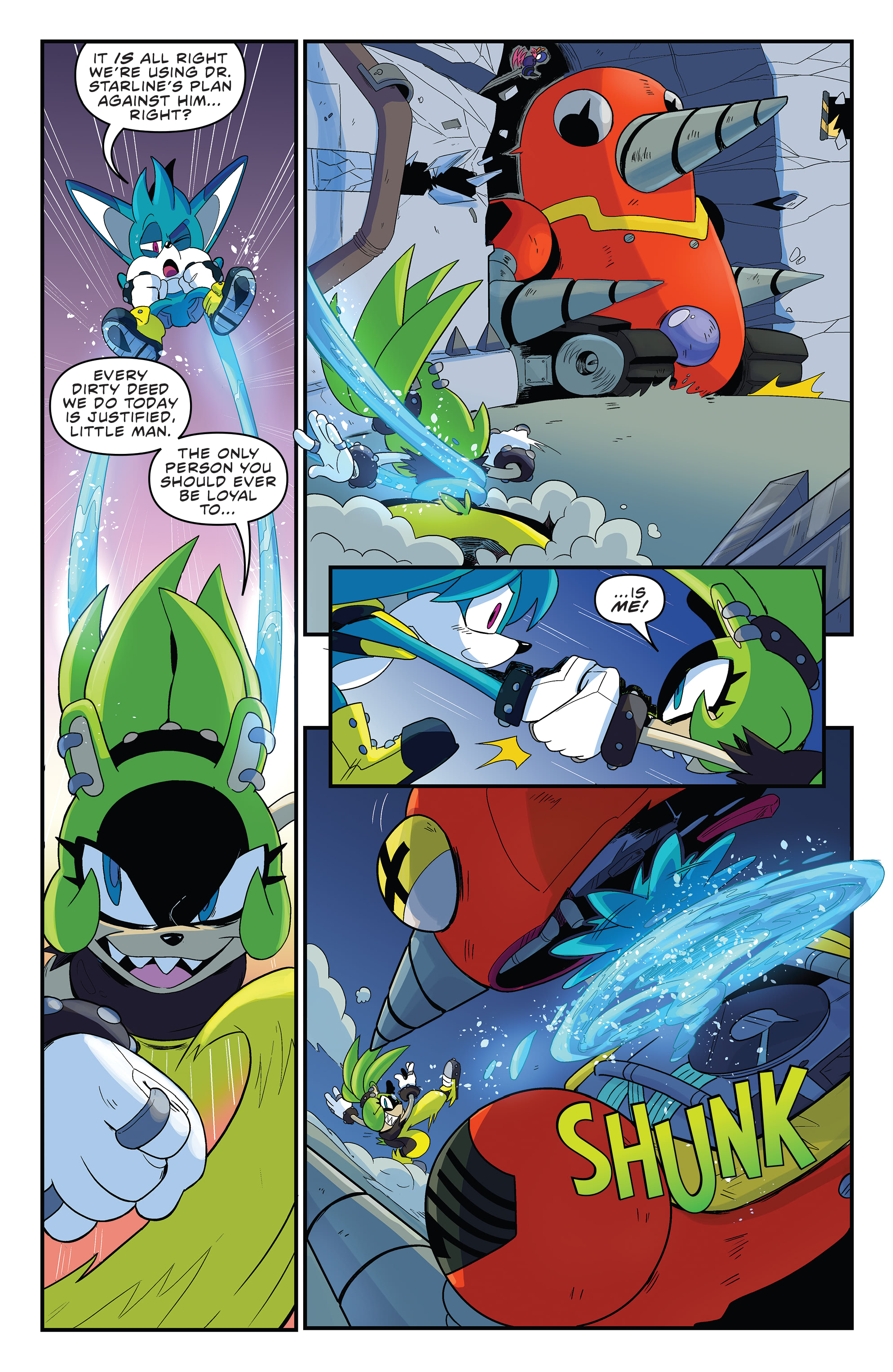 Read online Sonic the Hedgehog: Imposter Syndrome comic -  Issue #4 - 10