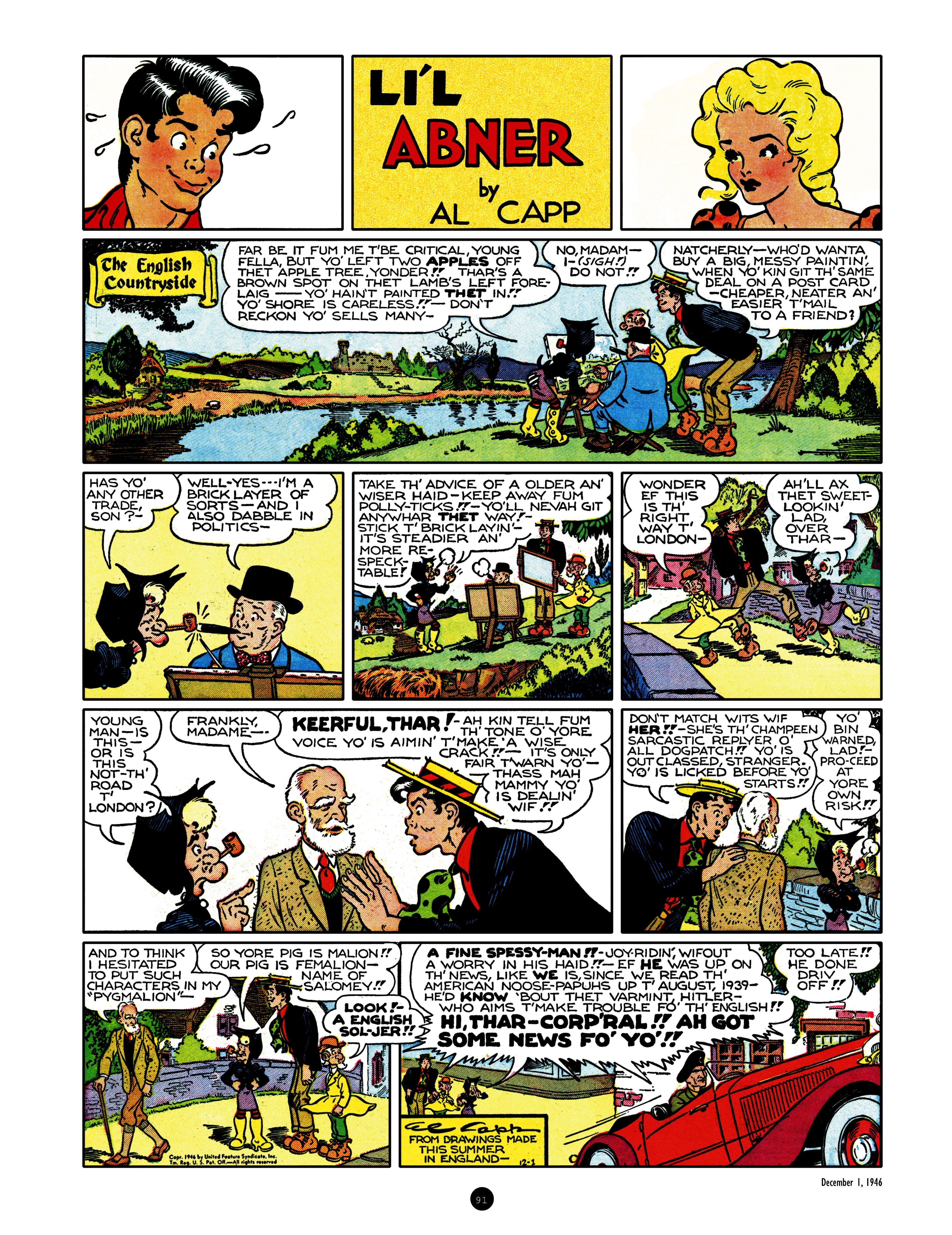 Read online Al Capp's Li'l Abner Complete Daily & Color Sunday Comics comic -  Issue # TPB 7 (Part 1) - 91