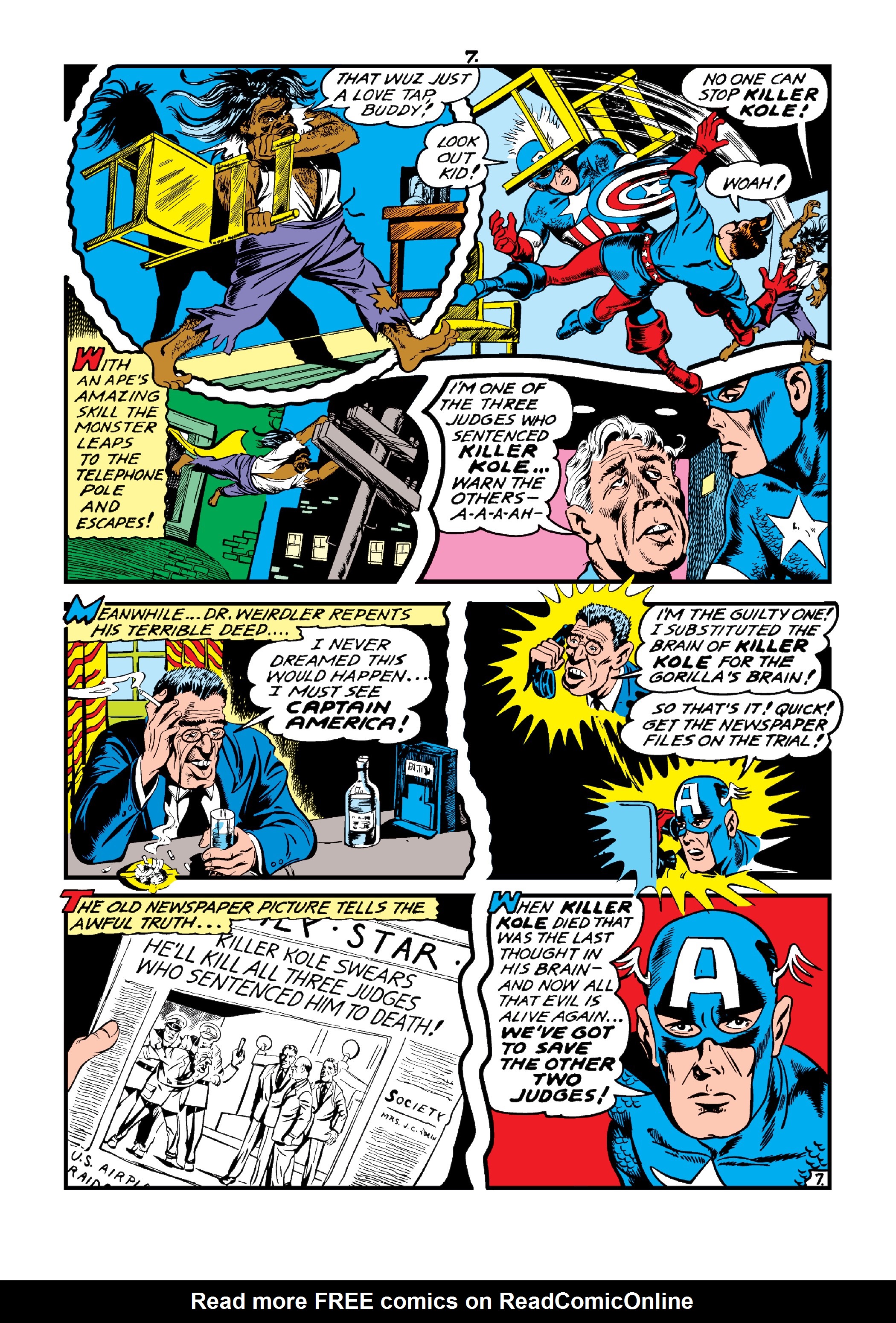 Read online Marvel Masterworks: Golden Age Captain America comic -  Issue # TPB 5 (Part 1) - 16