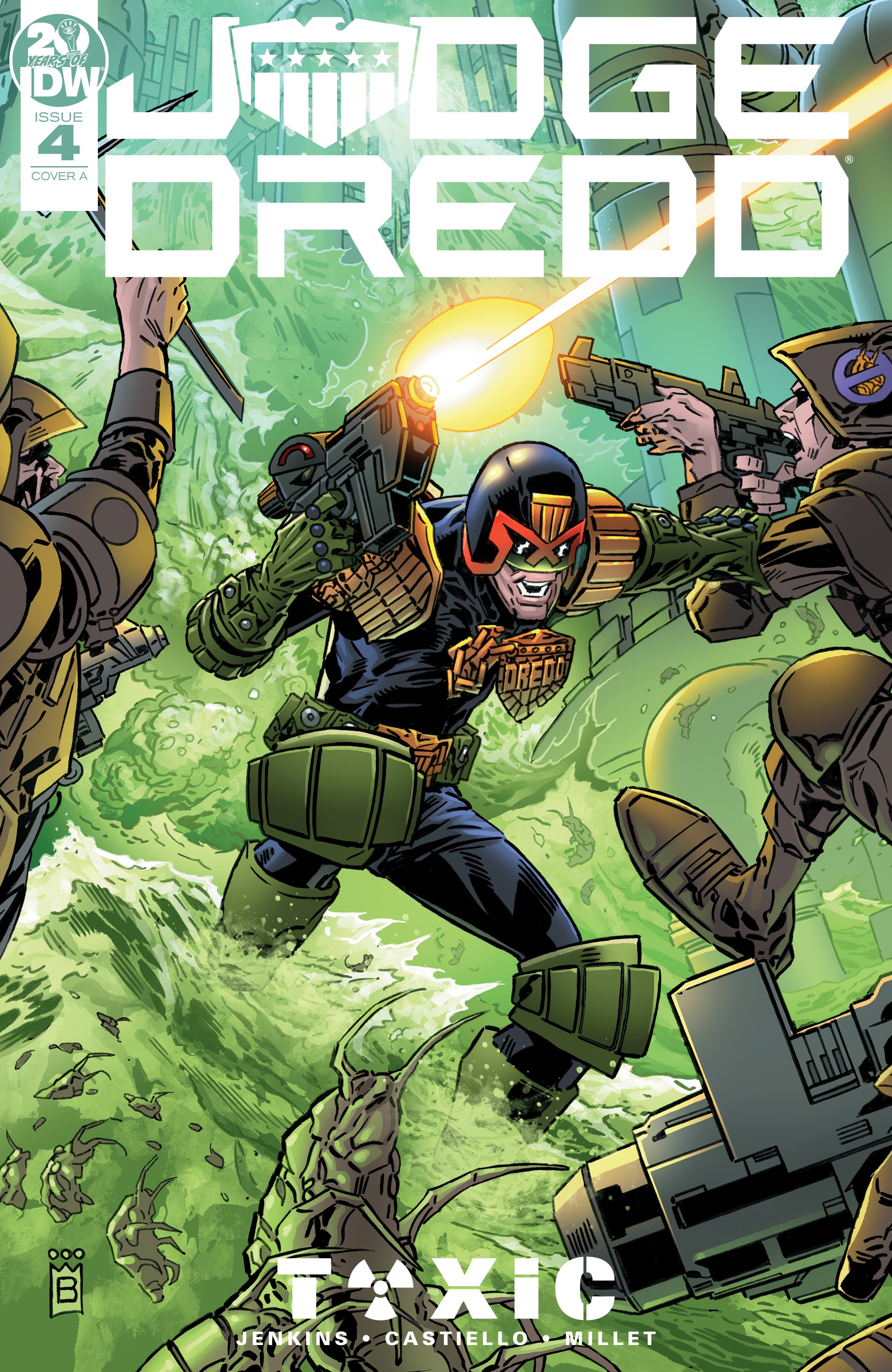 Read online Judge Dredd: Toxic comic -  Issue #4 - 1
