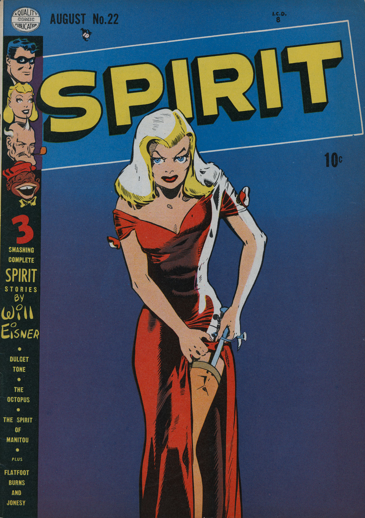 Read online The Spirit (1944) comic -  Issue #22 - 1