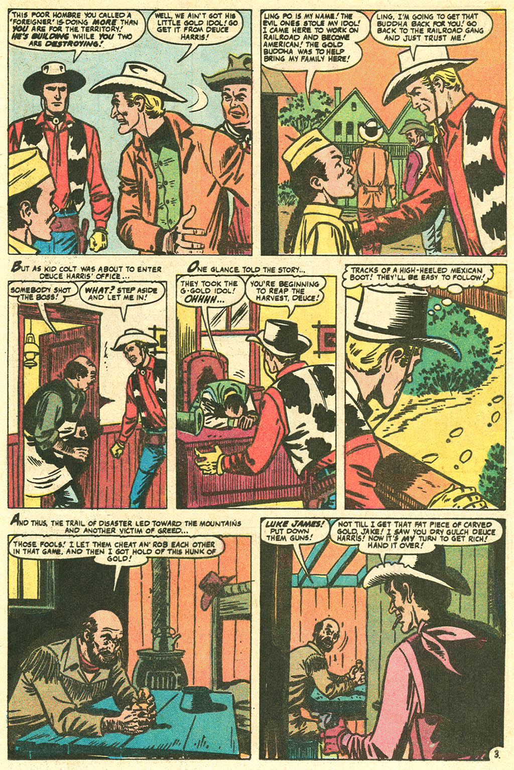 Read online Kid Colt Outlaw comic -  Issue #141 - 13