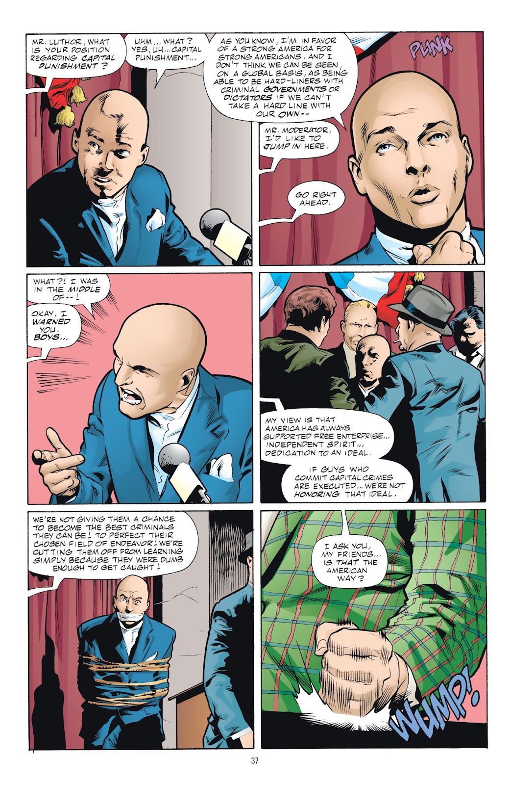 Superman: President Luthor issue TPB - Page 38