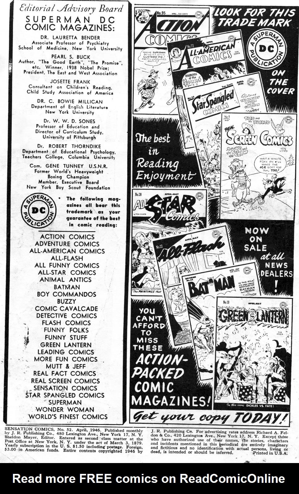 Read online Sensation (Mystery) Comics comic -  Issue #52 - 2