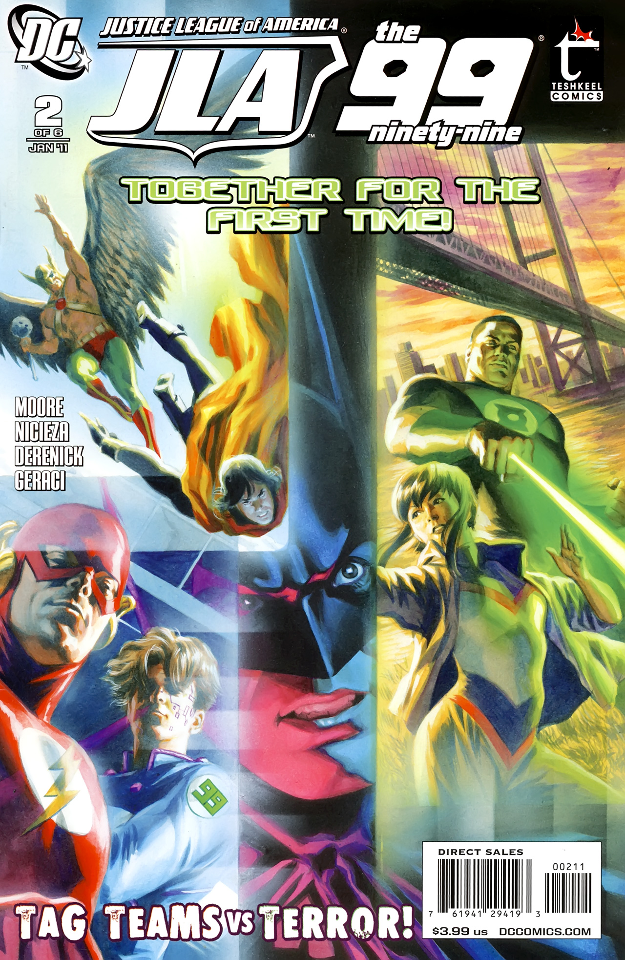 Read online Justice League of America/The 99 comic -  Issue #2 - 1
