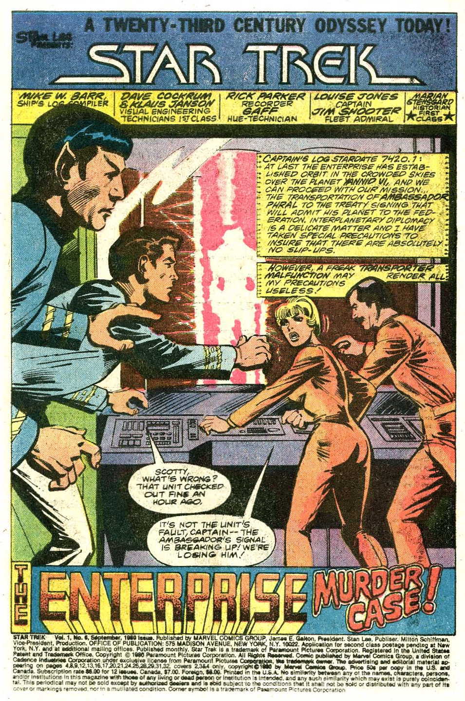 Read online Star Trek (1980) comic -  Issue #6 - 3