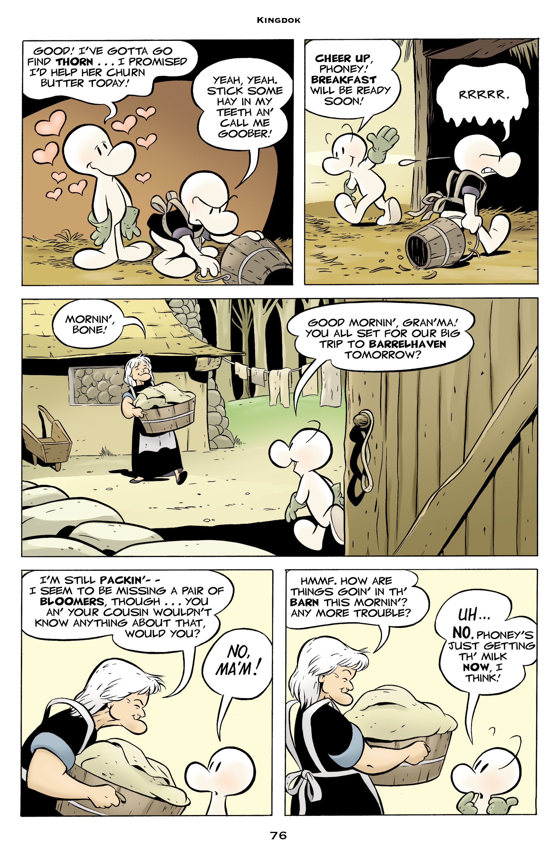 Read online Bone: Out From Boneville comic -  Issue # TPB - 76