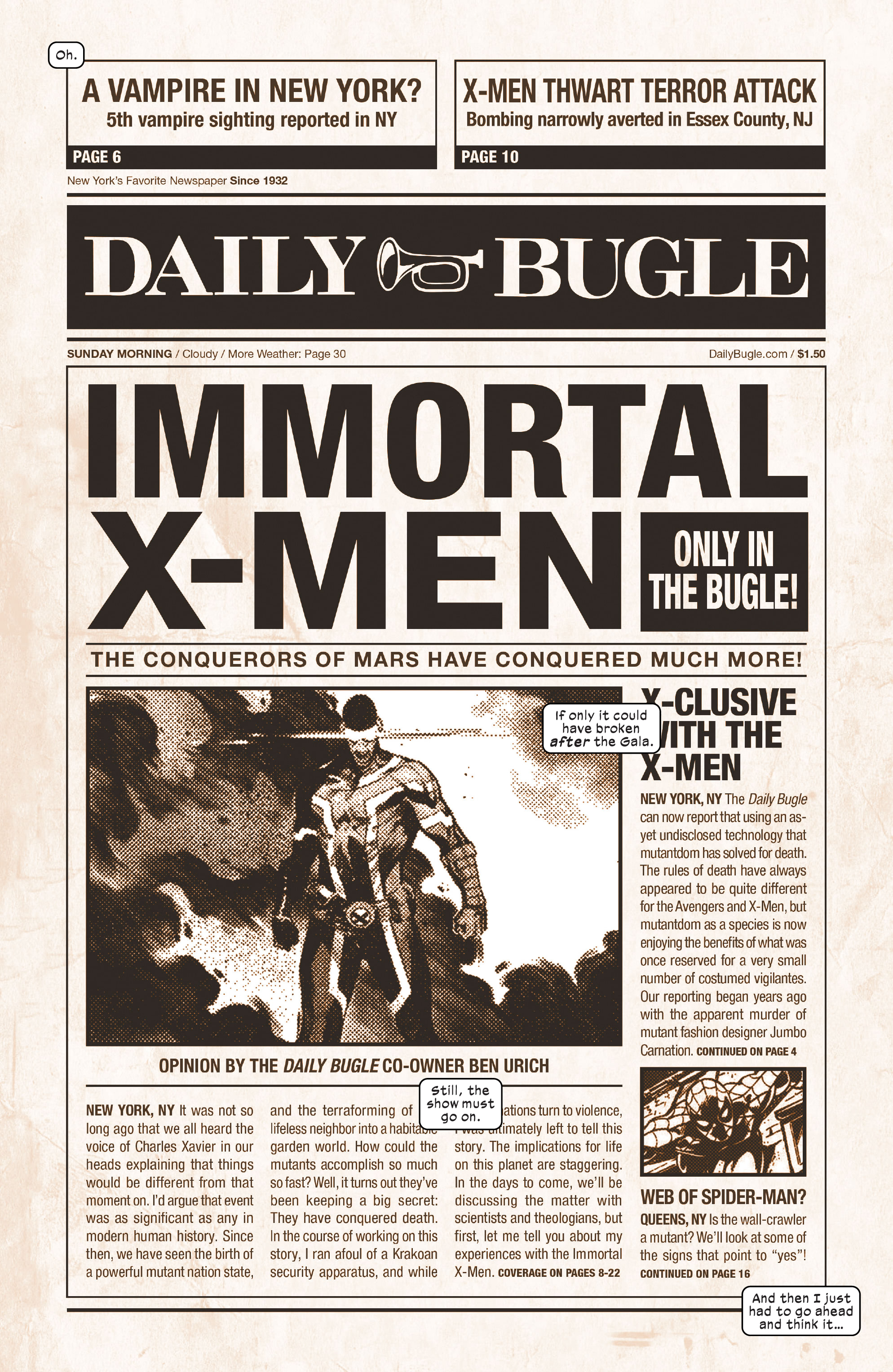 Read online Immortal X-Men comic -  Issue #4 - 6