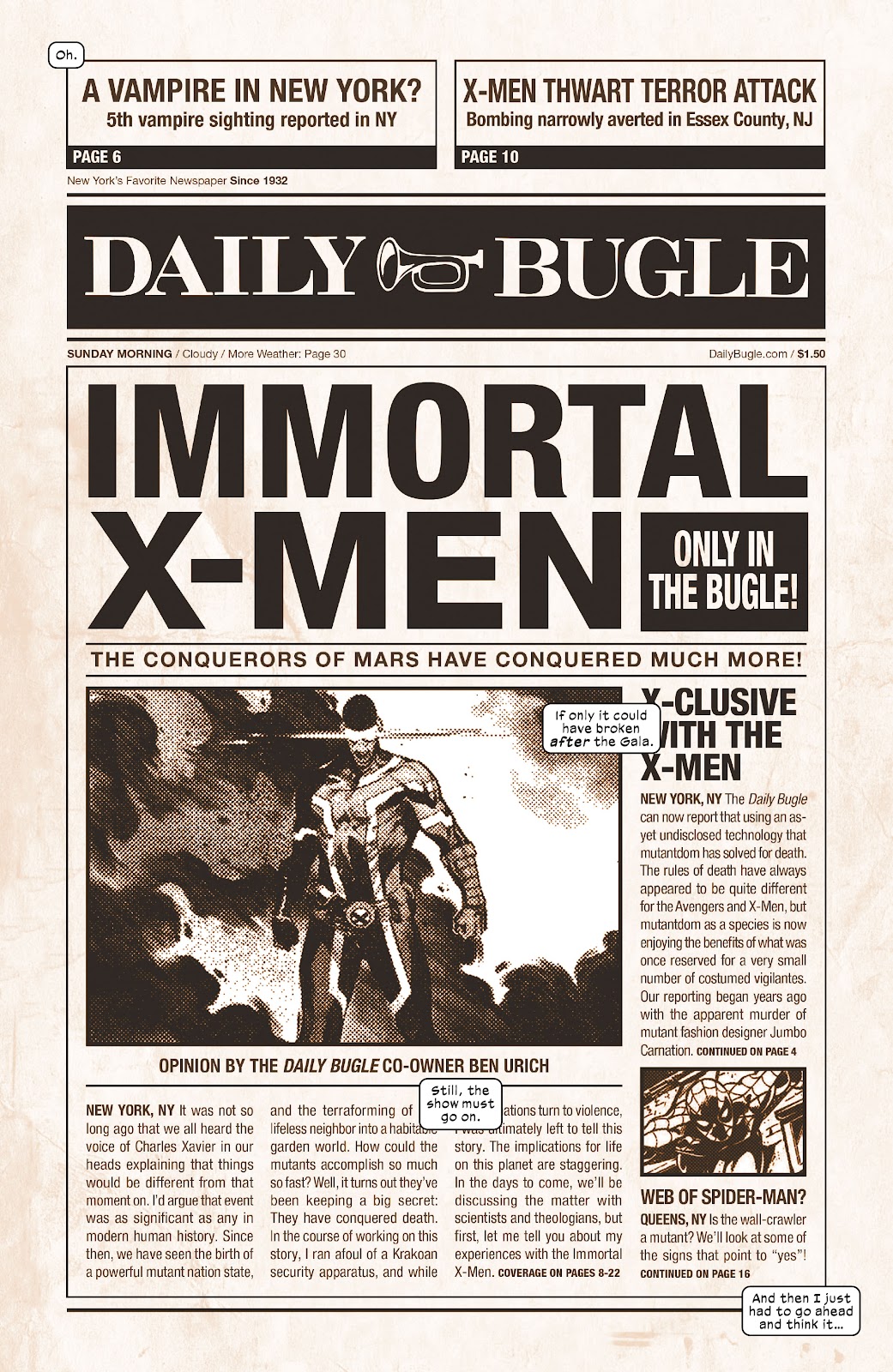 Immortal X-Men issue 4 - Page 6