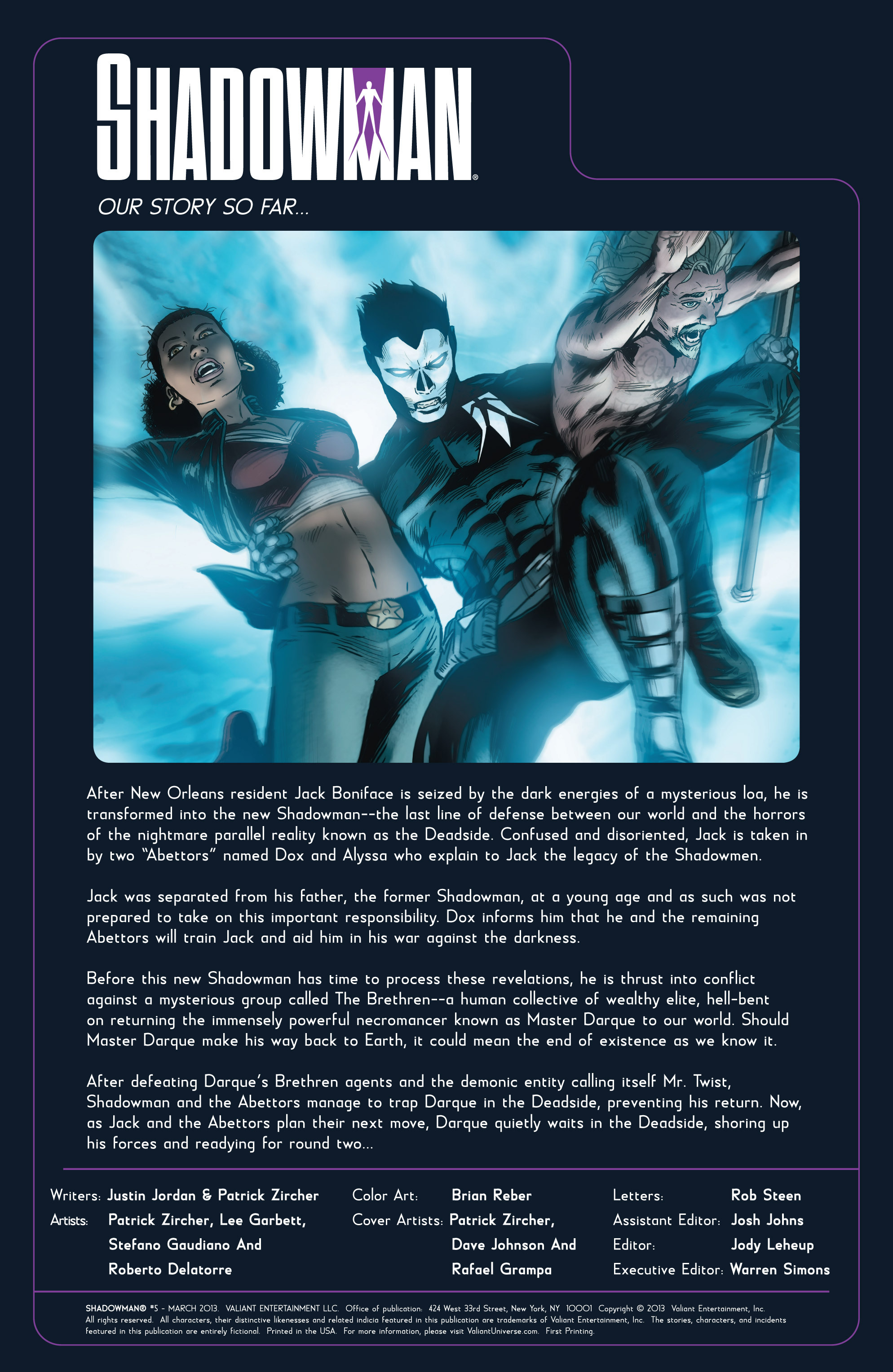 Read online Shadowman (2012) comic -  Issue #5 - 2