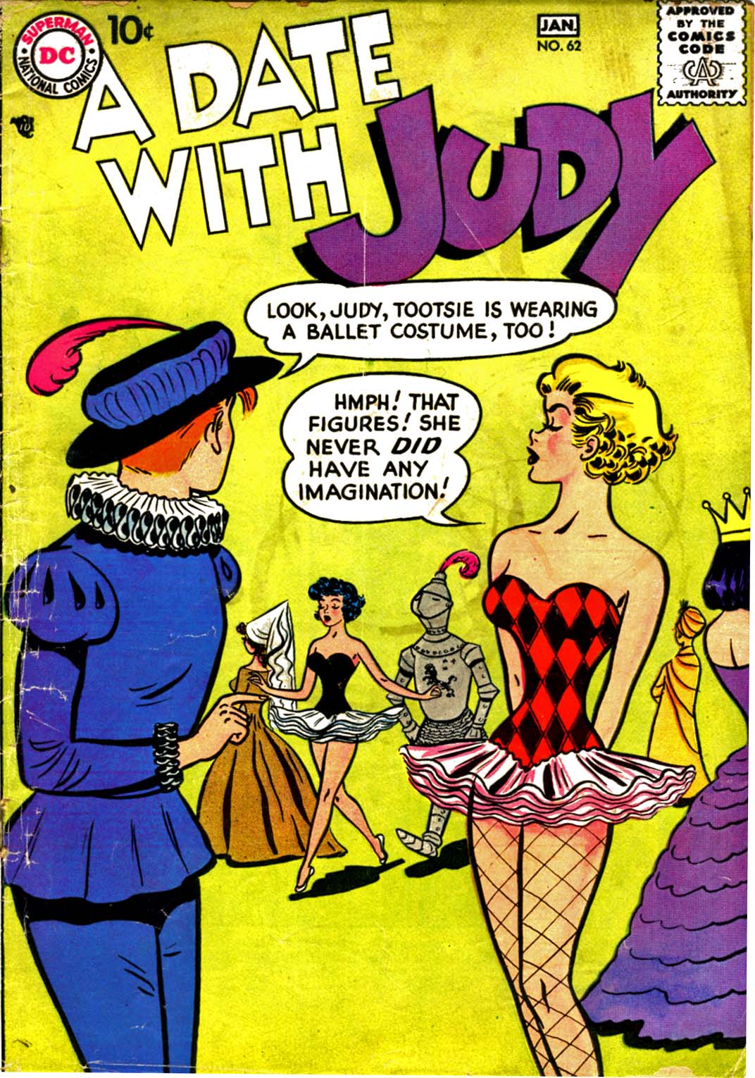 Read online A Date with Judy comic -  Issue #62 - 1