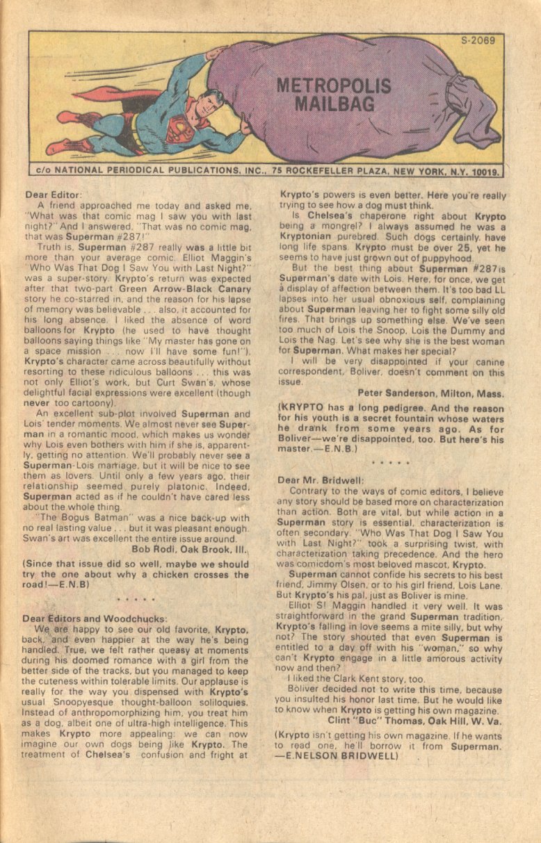 Read online Superman (1939) comic -  Issue #291 - 22
