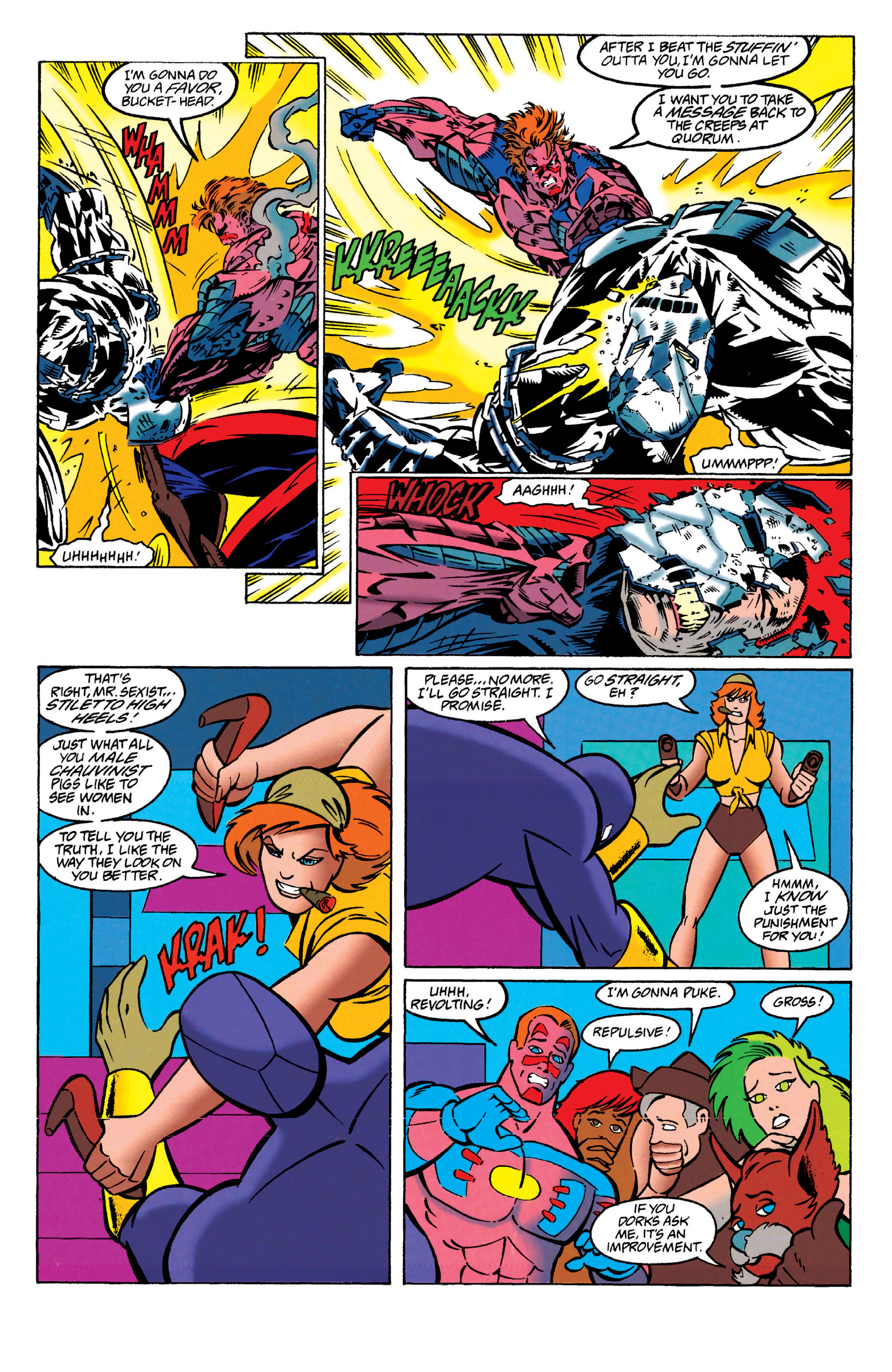Read online Guy Gardner: Warrior comic -  Issue #41 - 16