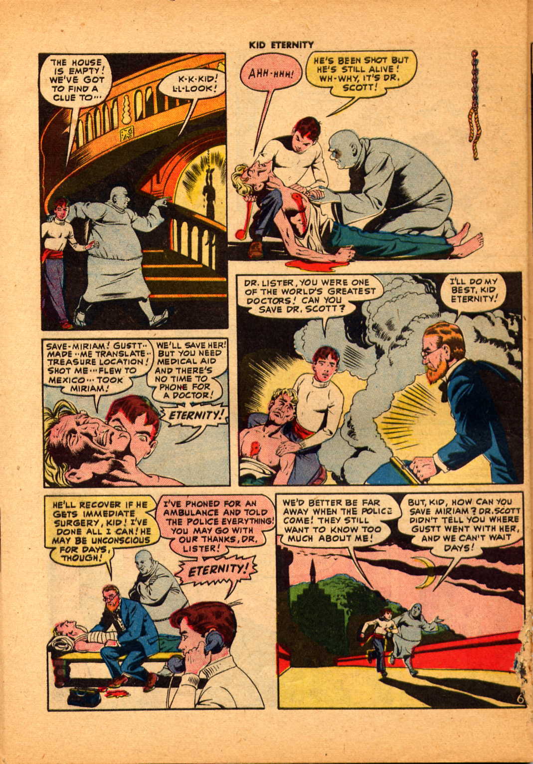 Read online Kid Eternity (1946) comic -  Issue #6 - 42