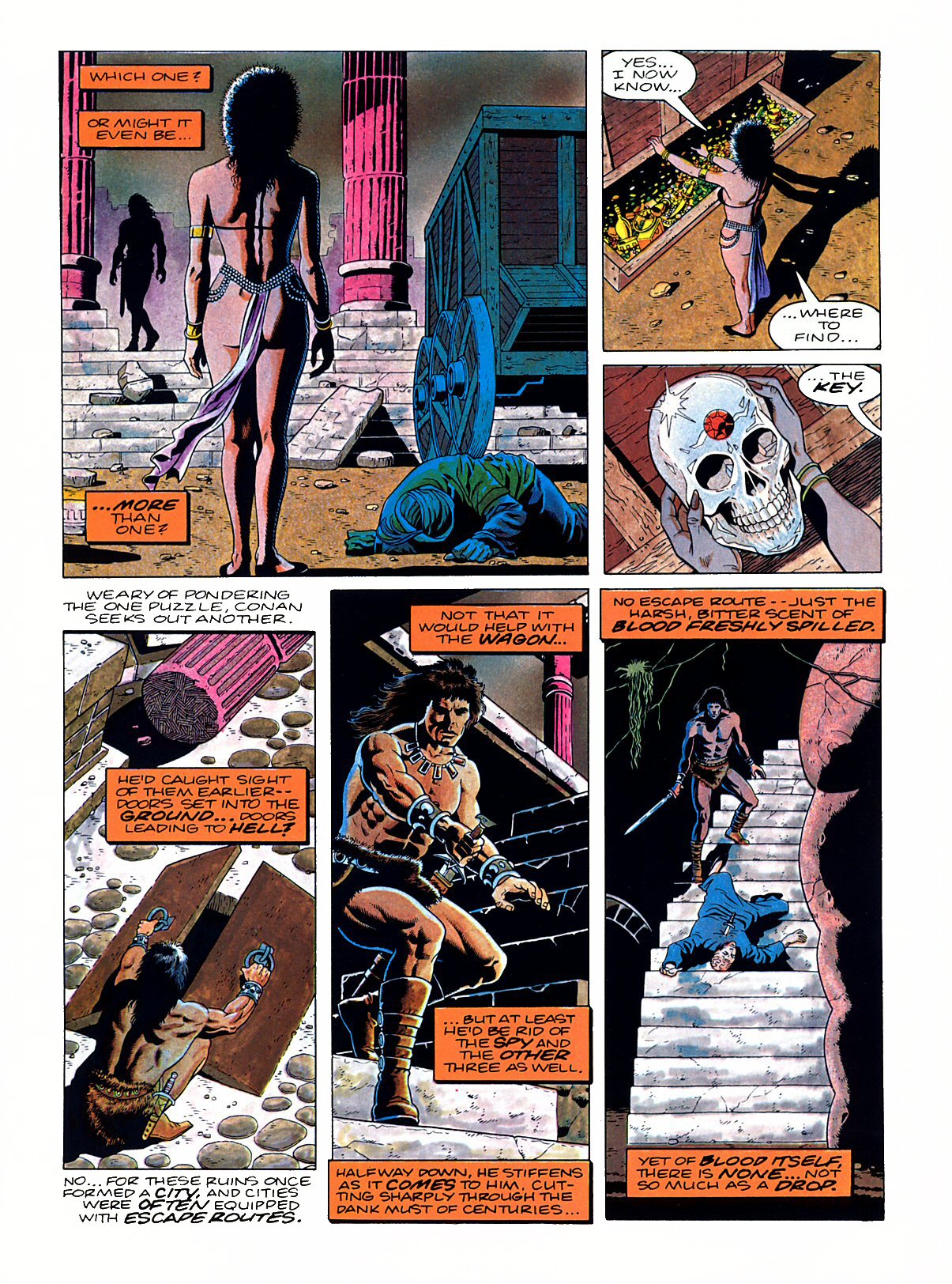 Read online Marvel Graphic Novel comic -  Issue #53 - Conan - The Skull of Set - 39