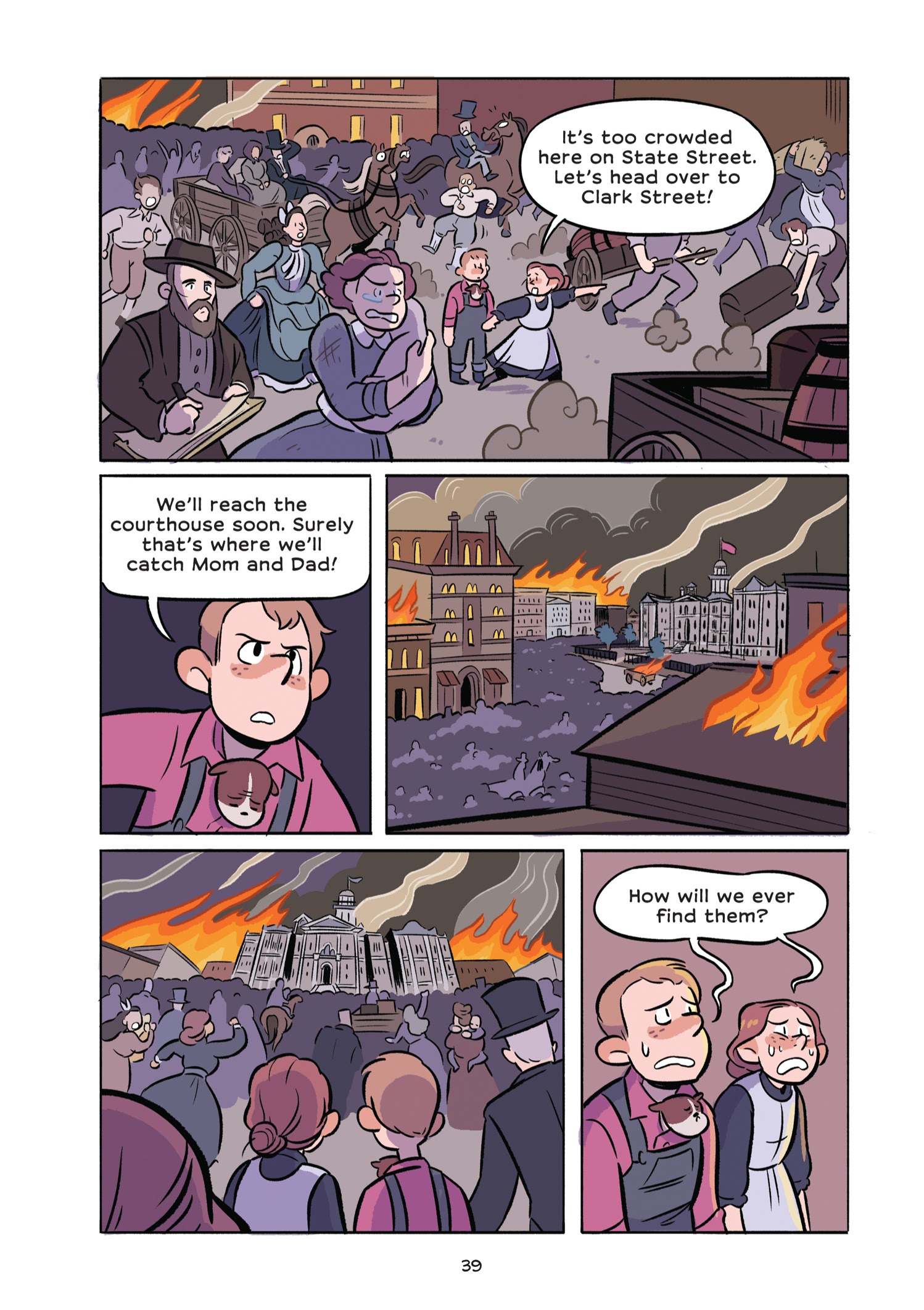 Read online History Comics comic -  Issue # The Great Chicago Fire: Rising From the Ashes - 48