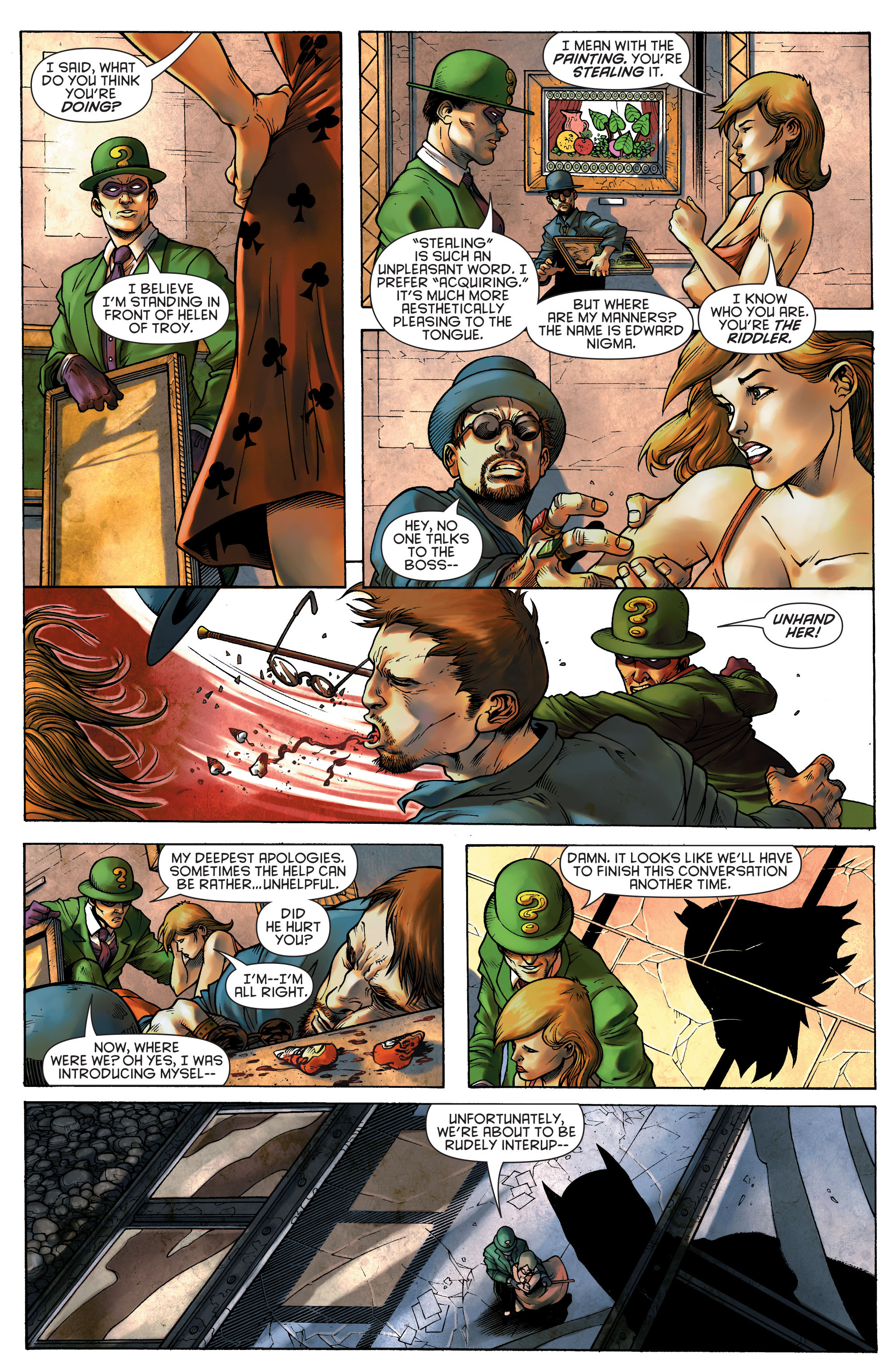 Read online Joker's Asylum II: The Riddler comic -  Issue # Full - 5