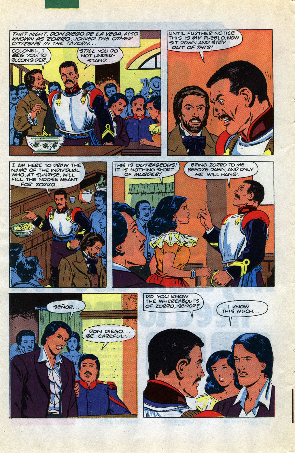 Read online Zorro (1990) comic -  Issue #5 - 8