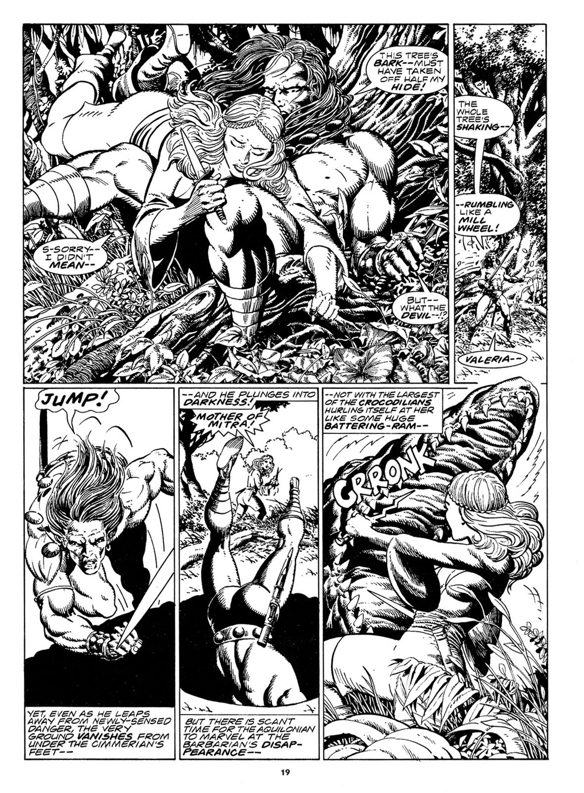 Read online The Savage Sword Of Conan comic -  Issue #211 - 21