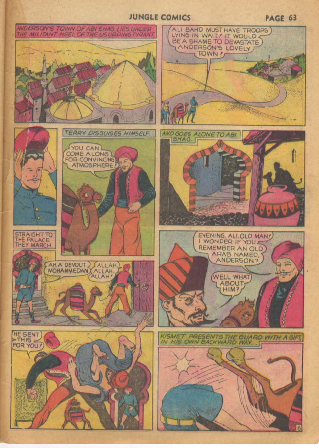 Read online Jungle Comics comic -  Issue #10 - 64