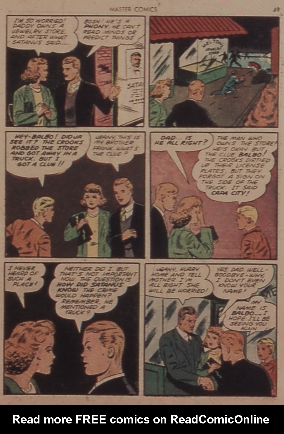 Read online Master Comics comic -  Issue #36 - 49