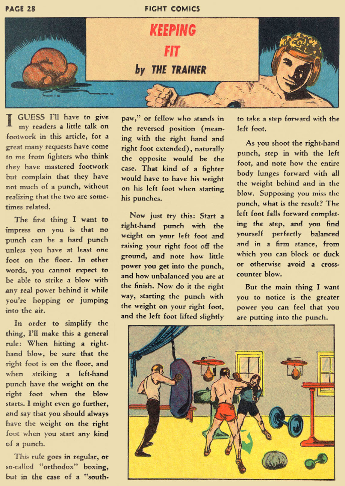 Read online Fight Comics comic -  Issue #12 - 30