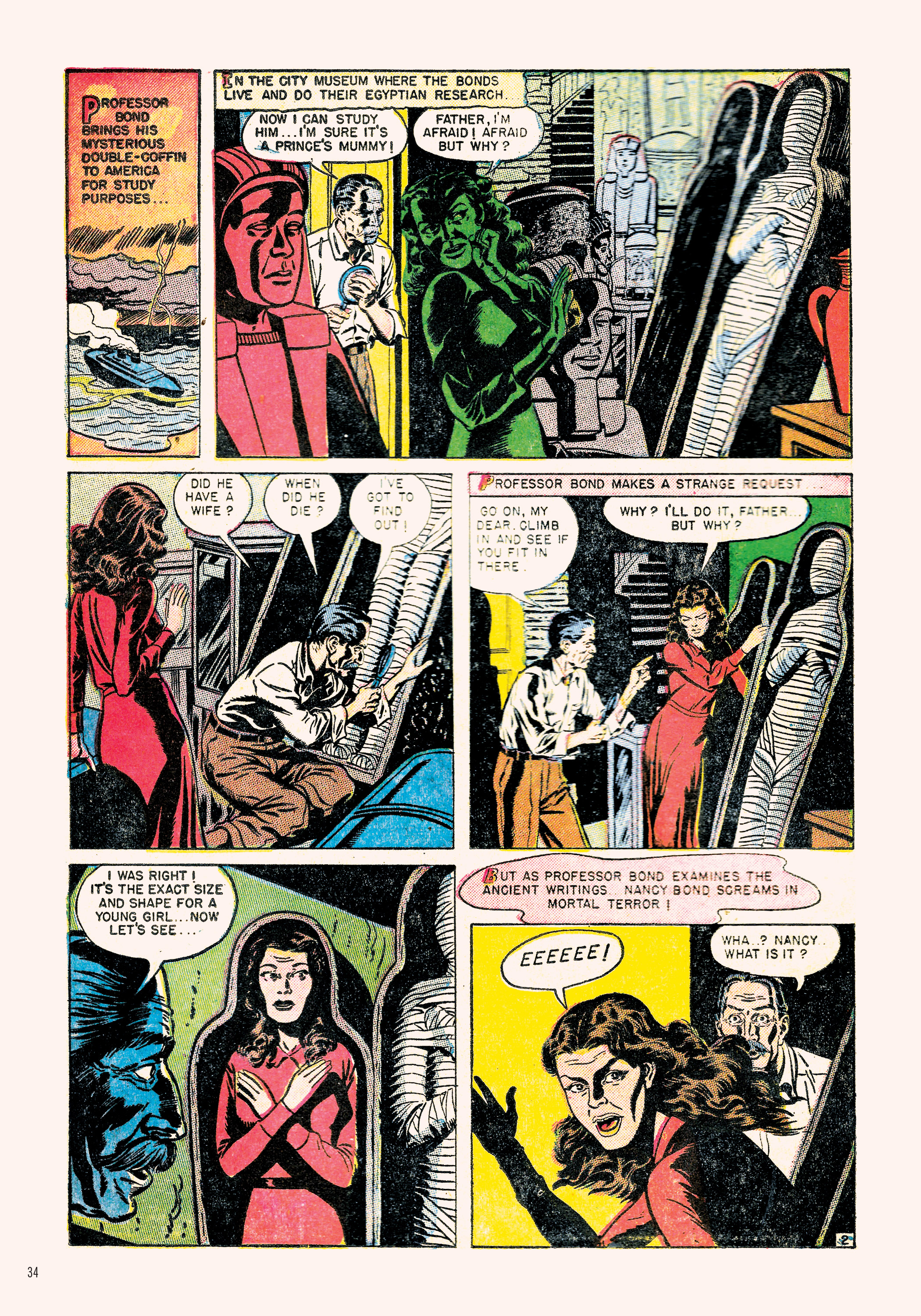 Read online Classic Monsters of Pre-Code Horror Comics: Mummies comic -  Issue # TPB - 34