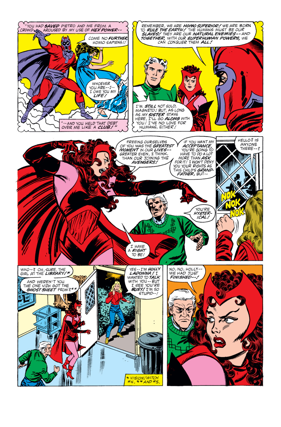 Read online The Vision and the Scarlet Witch (1985) comic -  Issue #6 - 12