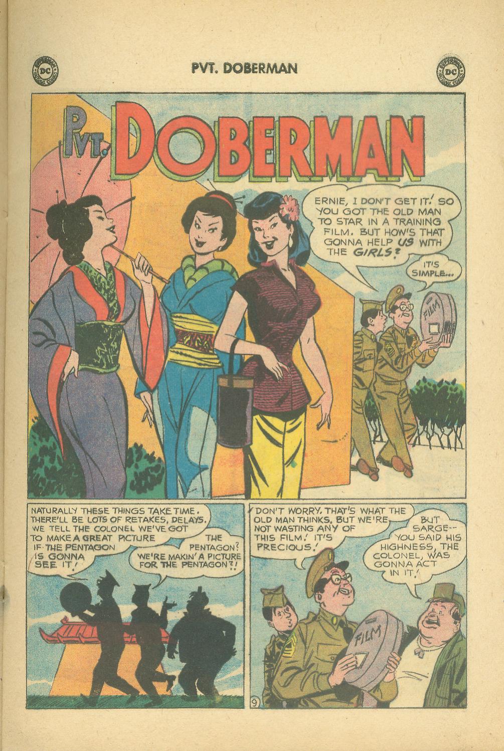 Read online Sgt. Bilko's Pvt. Doberman comic -  Issue #7 - 13