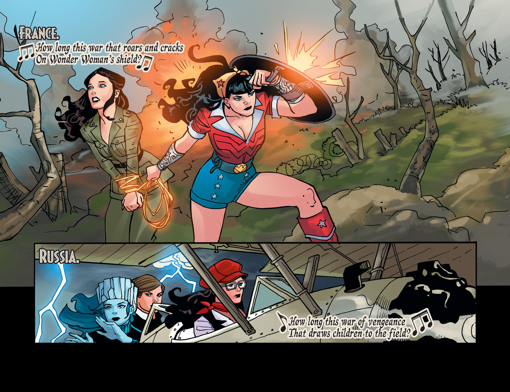 Read online DC Comics: Bombshells comic -  Issue #76 - 19