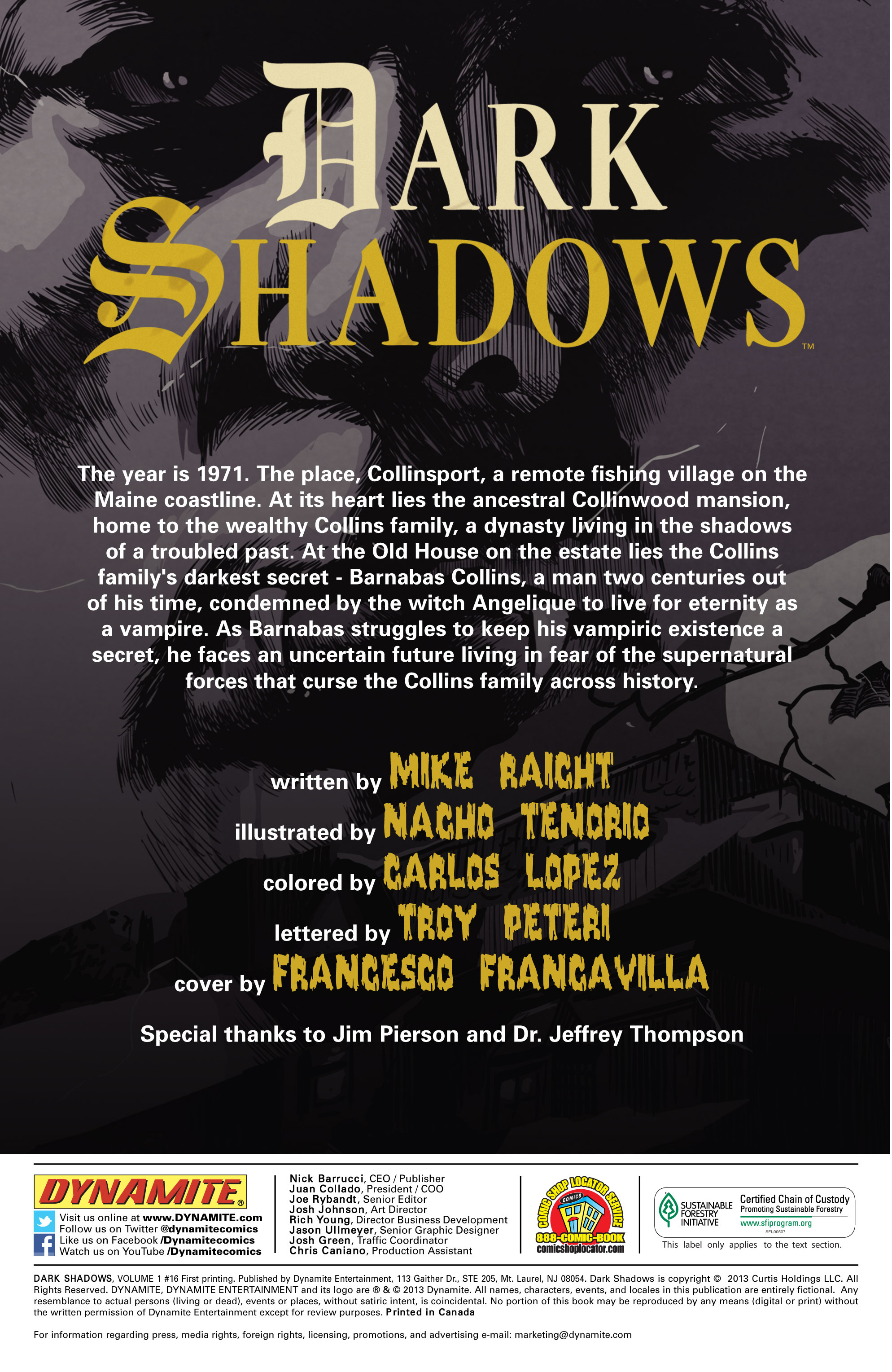 Read online Dark Shadows comic -  Issue #16 - 2