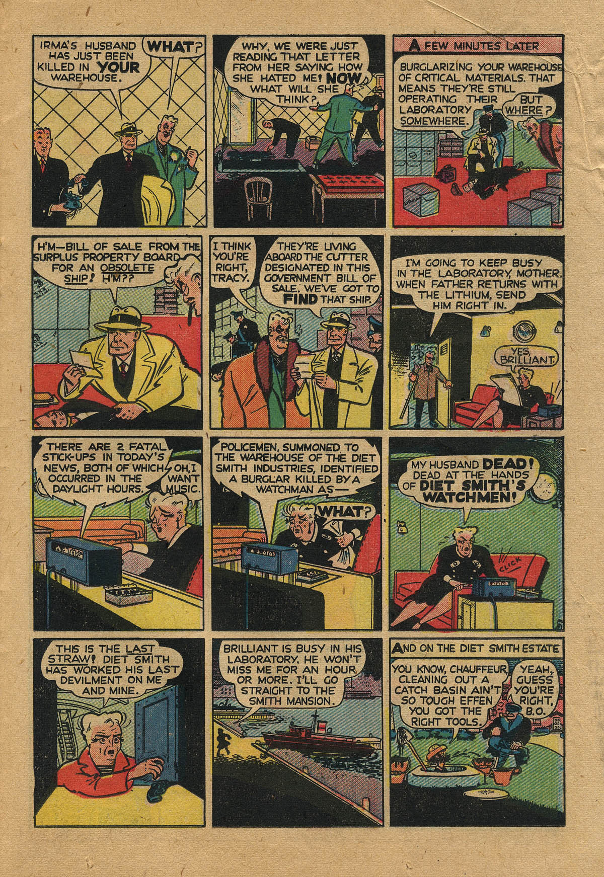 Read online Dick Tracy comic -  Issue #40 - 23