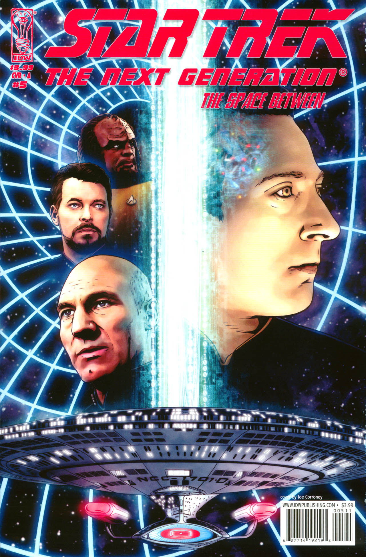 Read online Star Trek: The Next Generation: The Space Between comic -  Issue #5 - 1