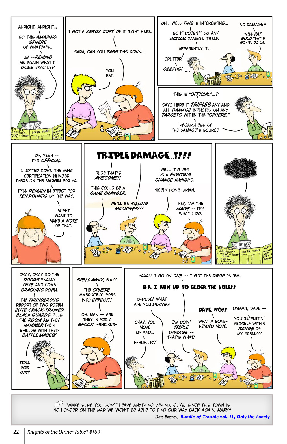 Read online Knights of the Dinner Table comic -  Issue #169 - 24