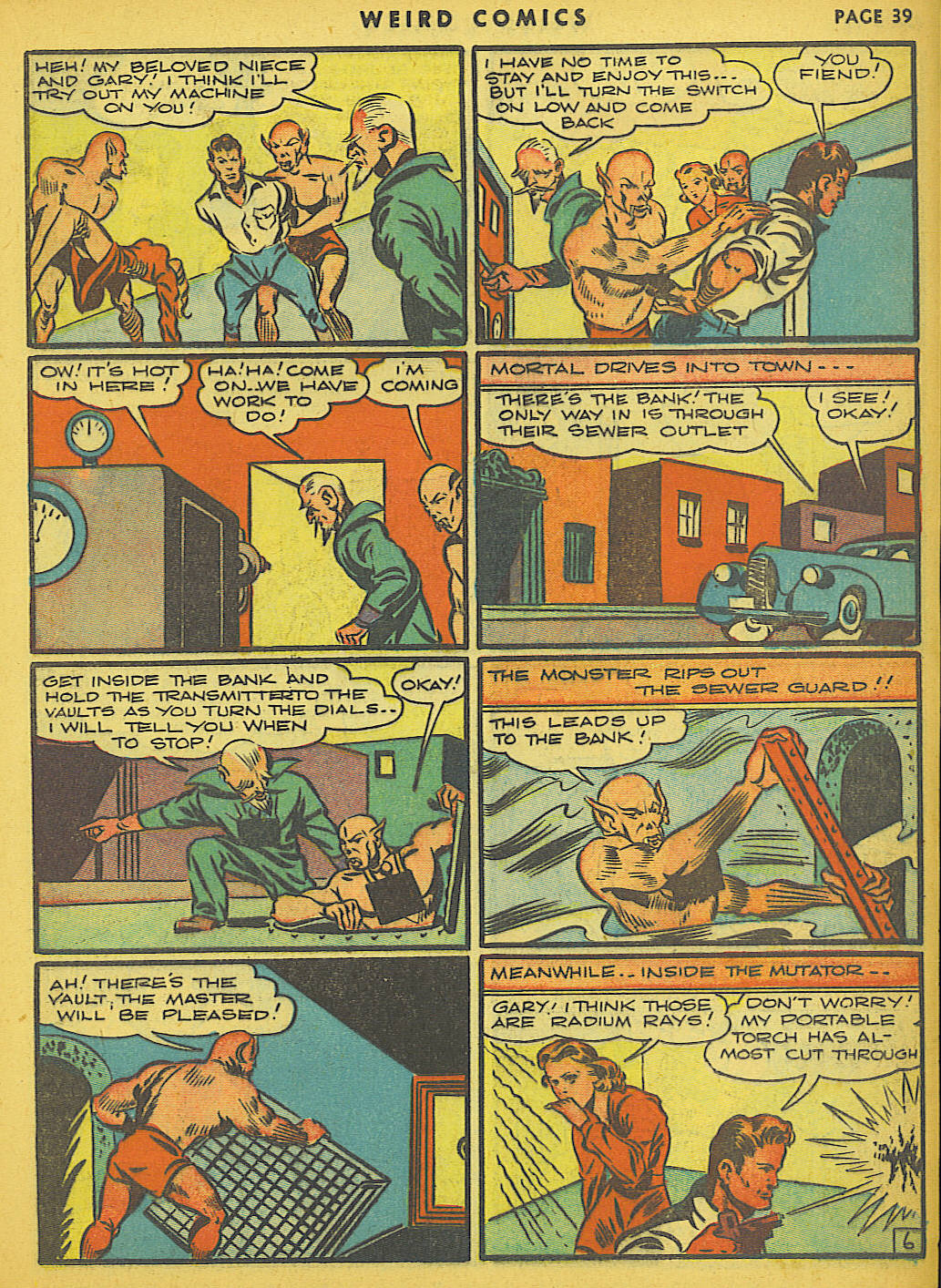 Read online Weird Comics comic -  Issue #11 - 39