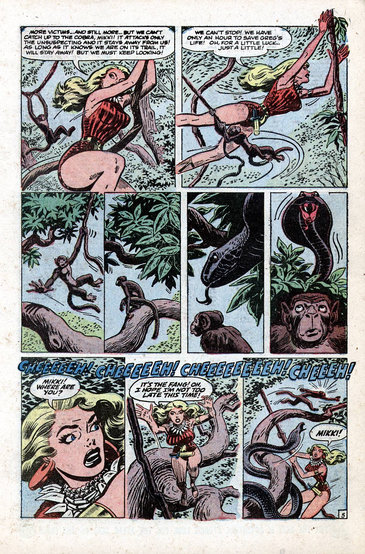 Read online Lorna, The Jungle Girl comic -  Issue #7 - 7