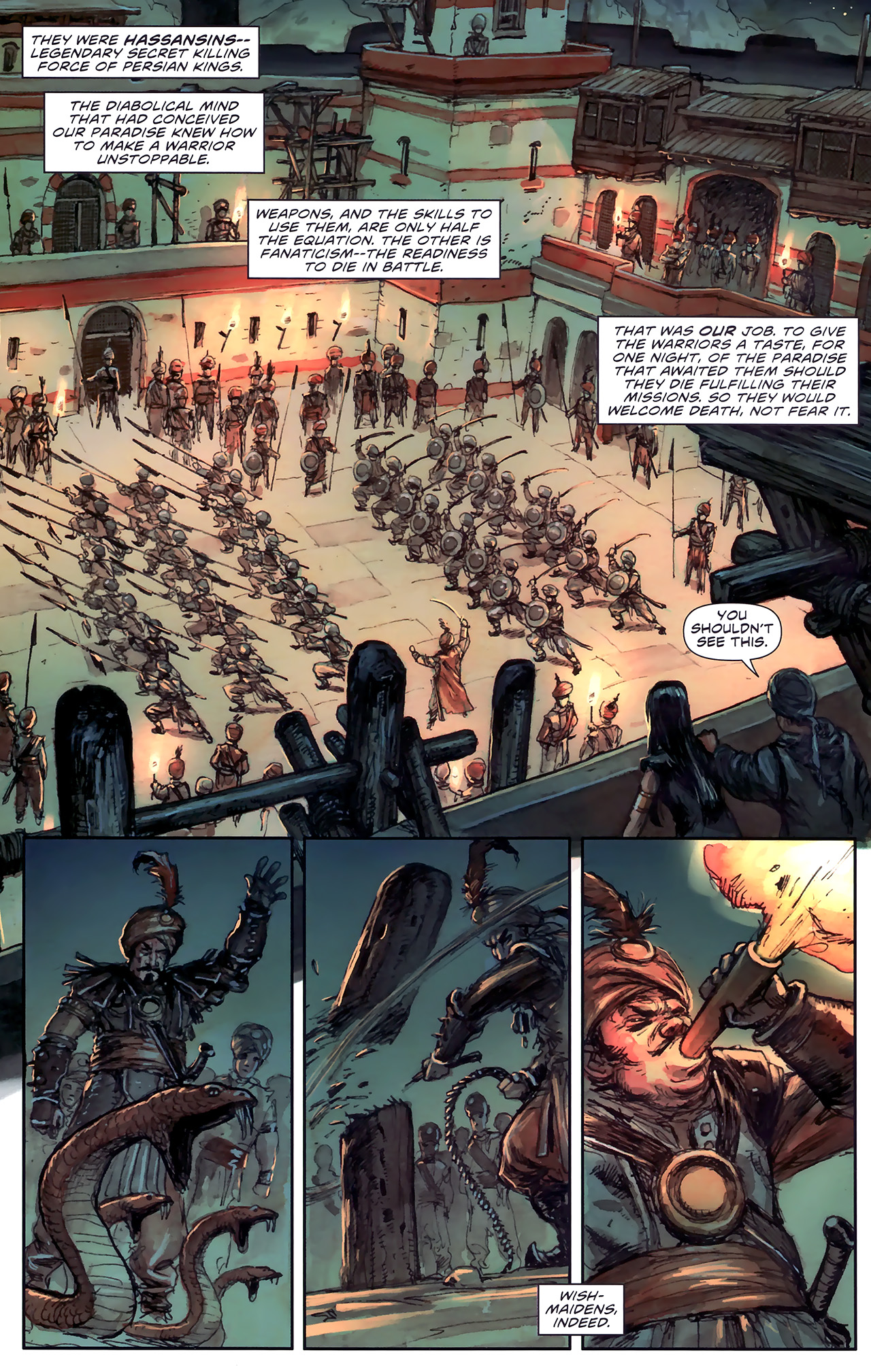 Read online Prince of Persia: Before the Sandstorm comic -  Issue #2 - 34