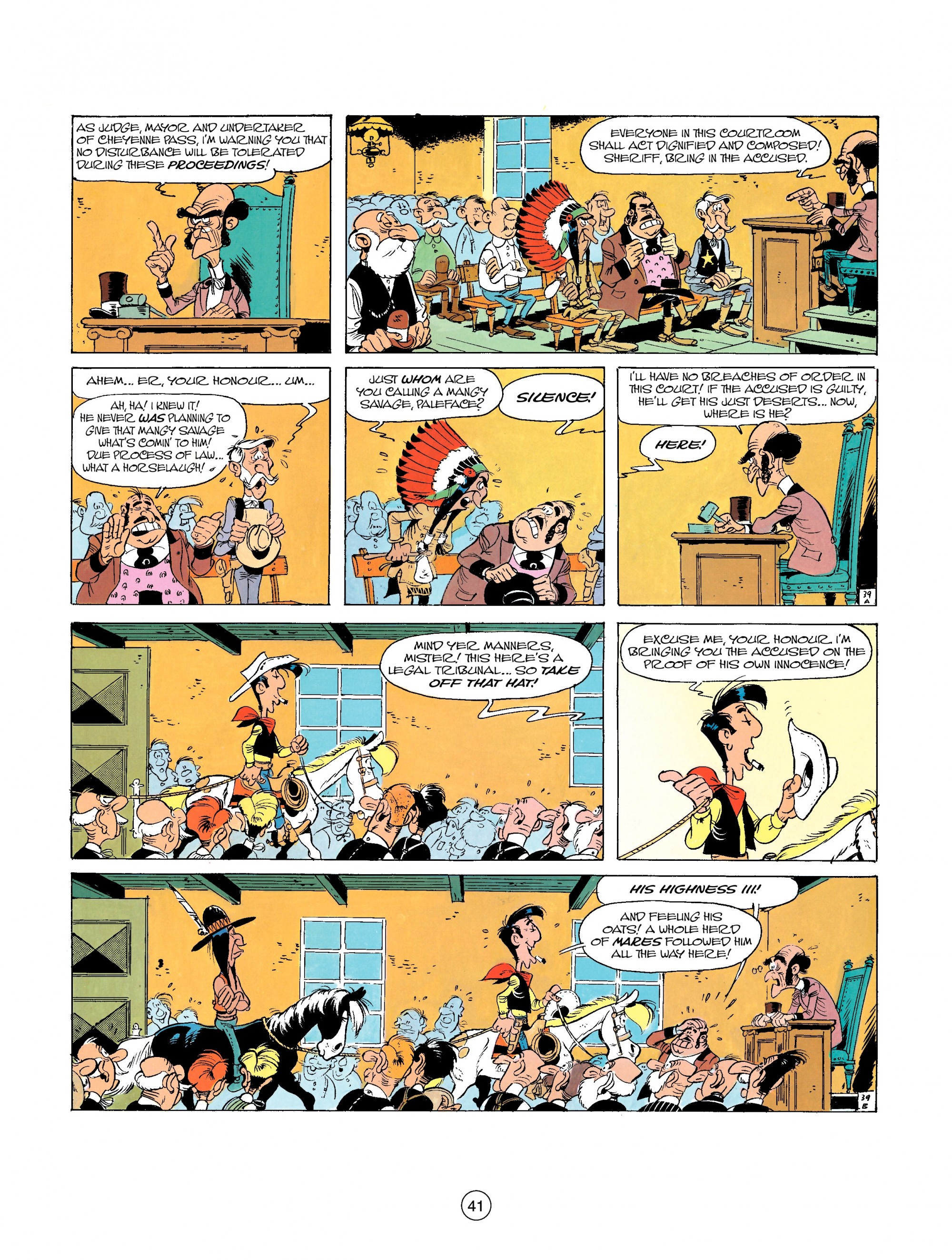 Read online A Lucky Luke Adventure comic -  Issue #26 - 41