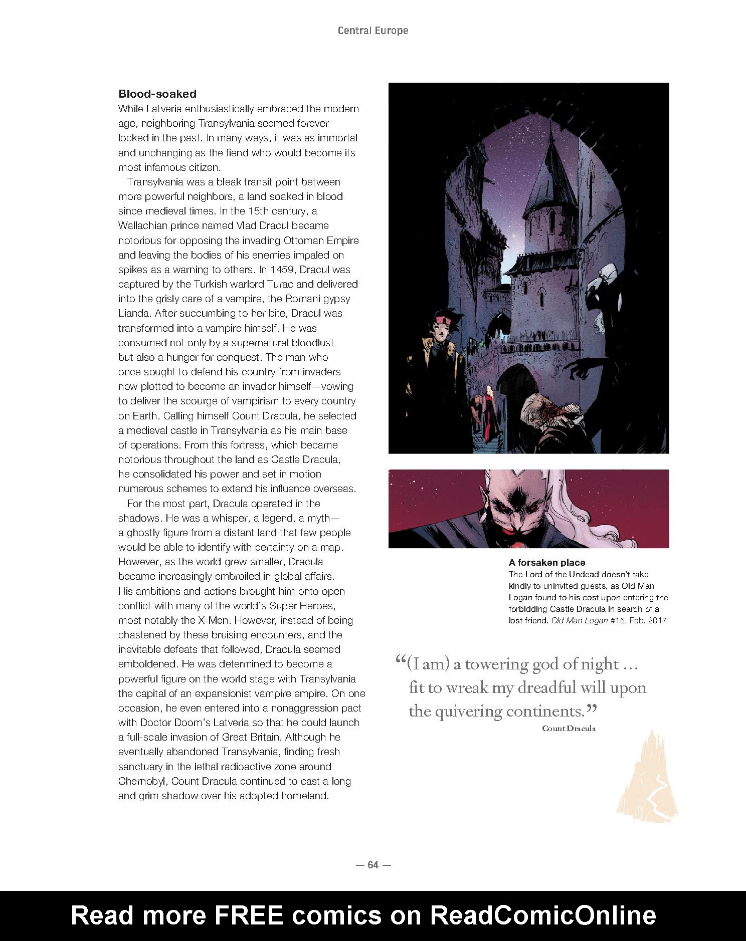Read online Marvel Universe Map By Map: James Hill comic -  Issue # TPB (Part 1) - 64