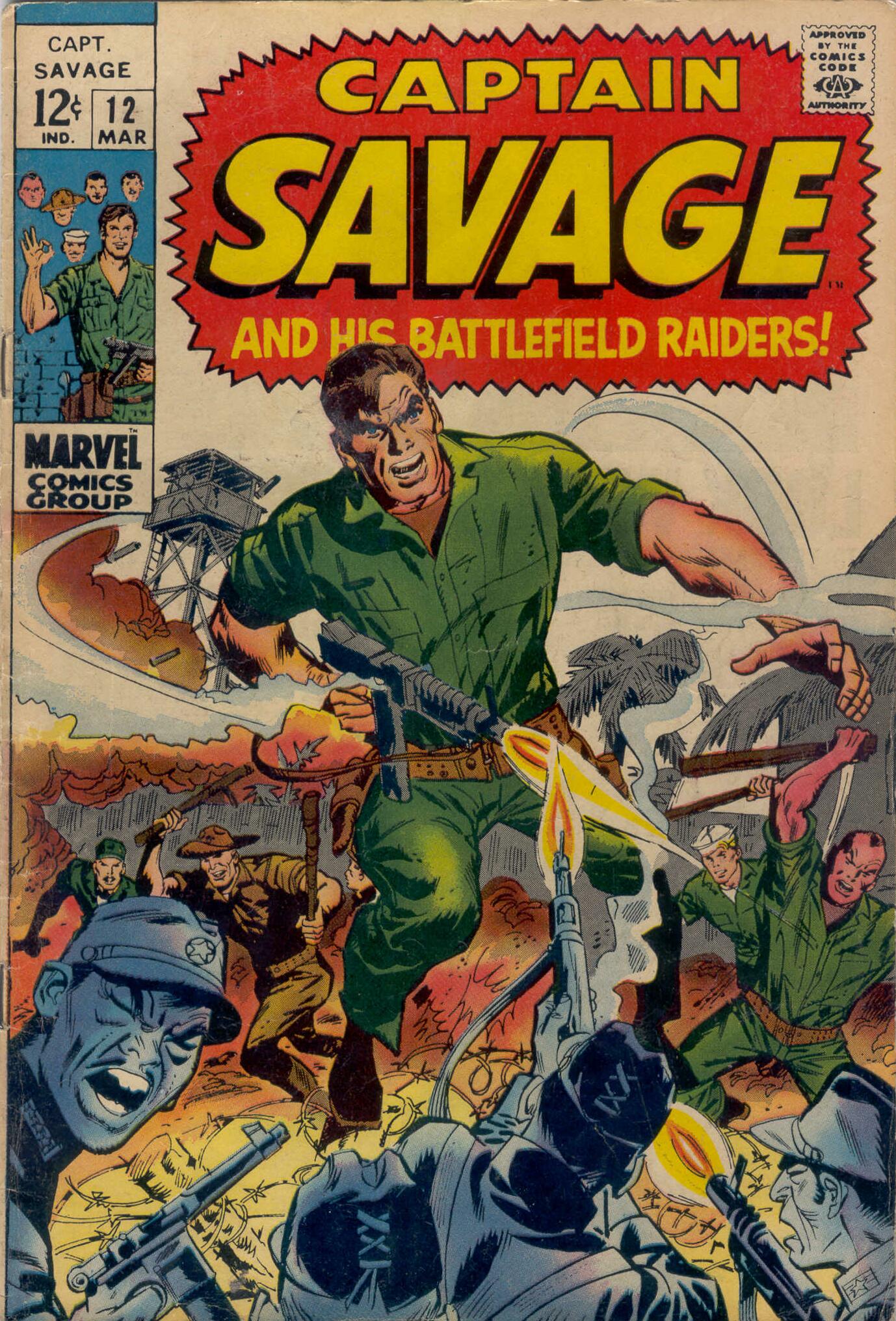 Read online Captain Savage and his Leatherneck Raiders comic -  Issue #12 - 1