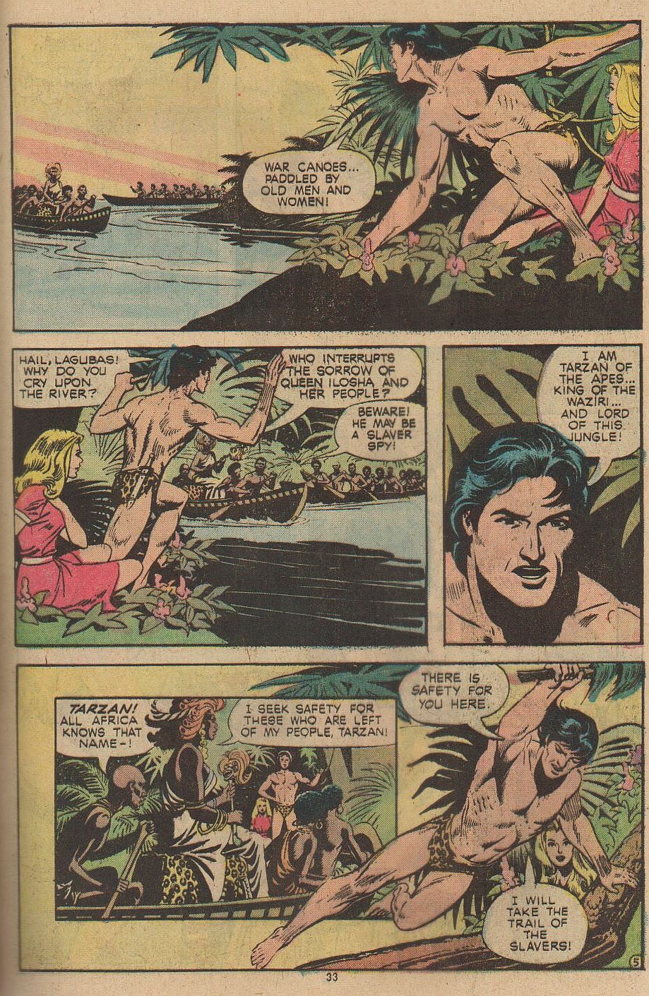 Read online Tarzan (1972) comic -  Issue #230 - 32